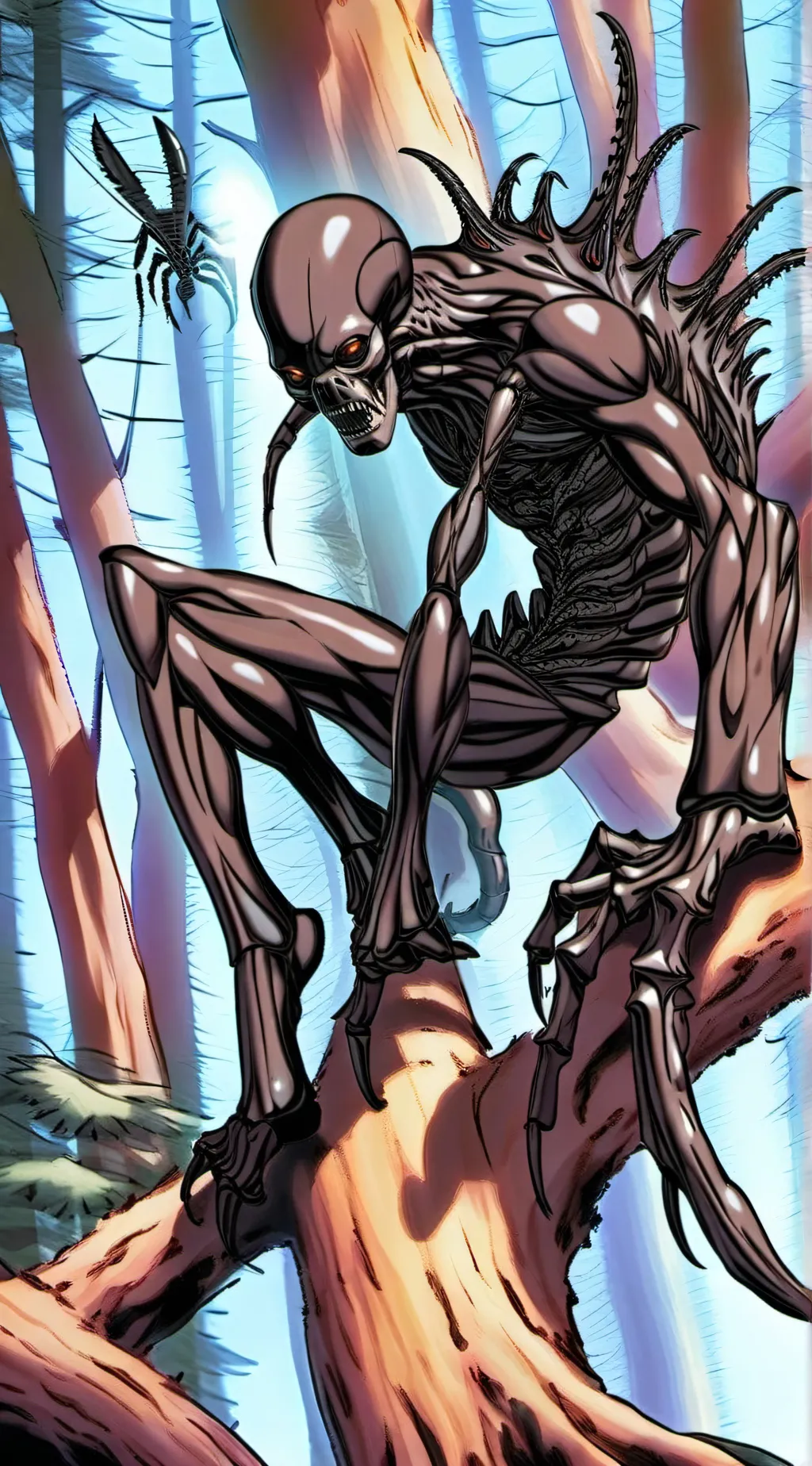 ai character: Necromorph Slasher background