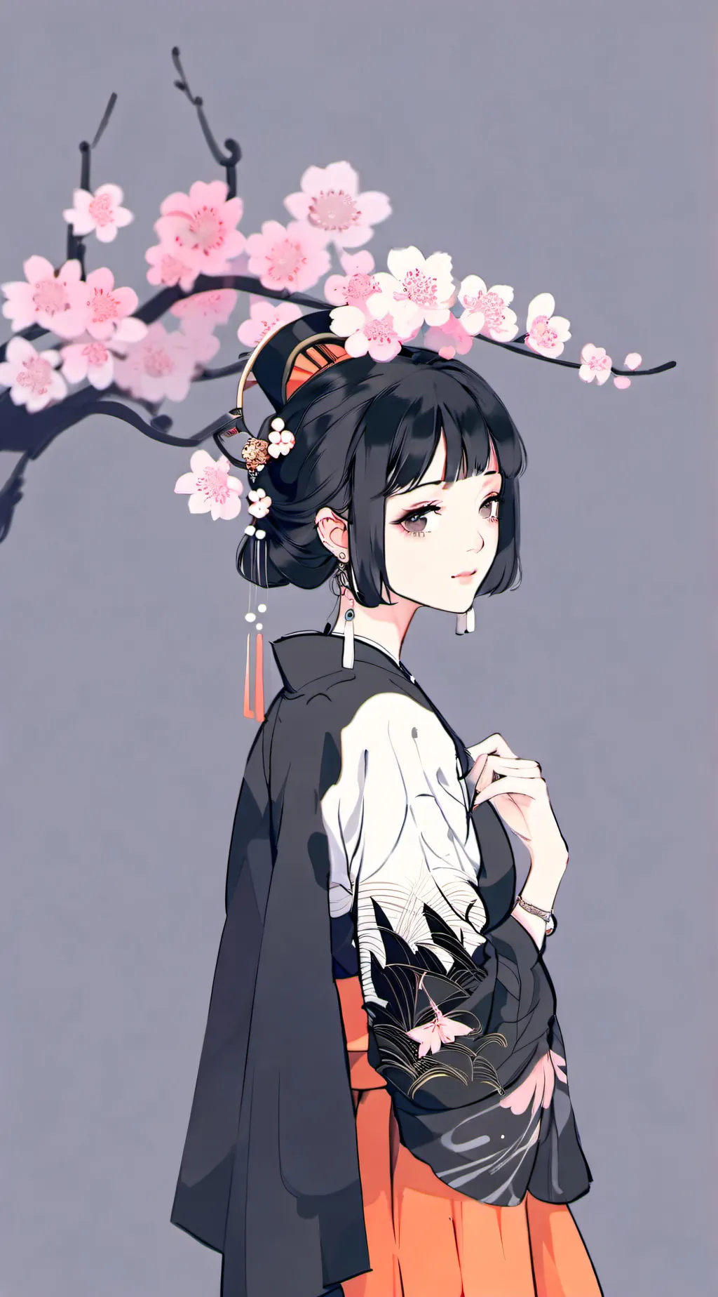 ai character: Hanako background