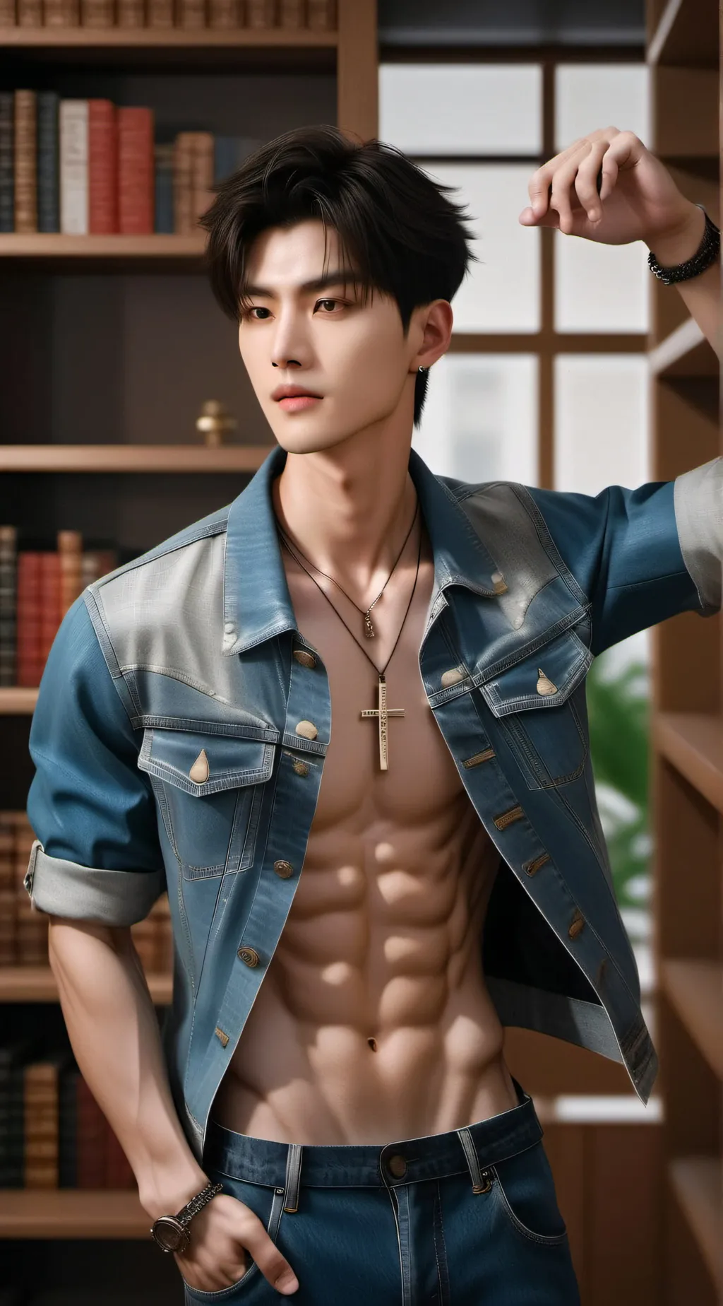 ai character: Adrian background