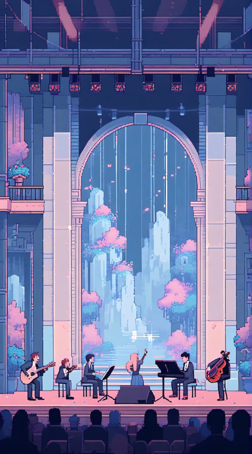 ai character: mha-concert background