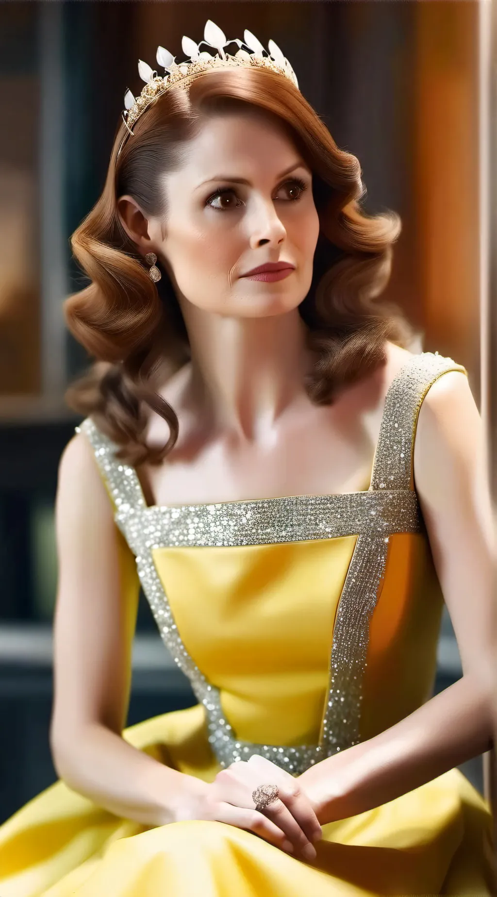 ai character: Belle Michael  background