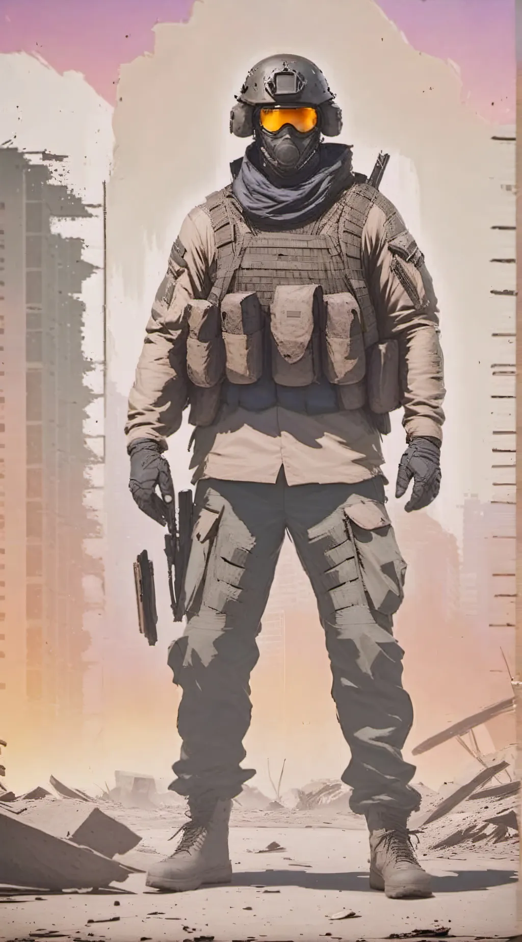 ai character: Gondere background