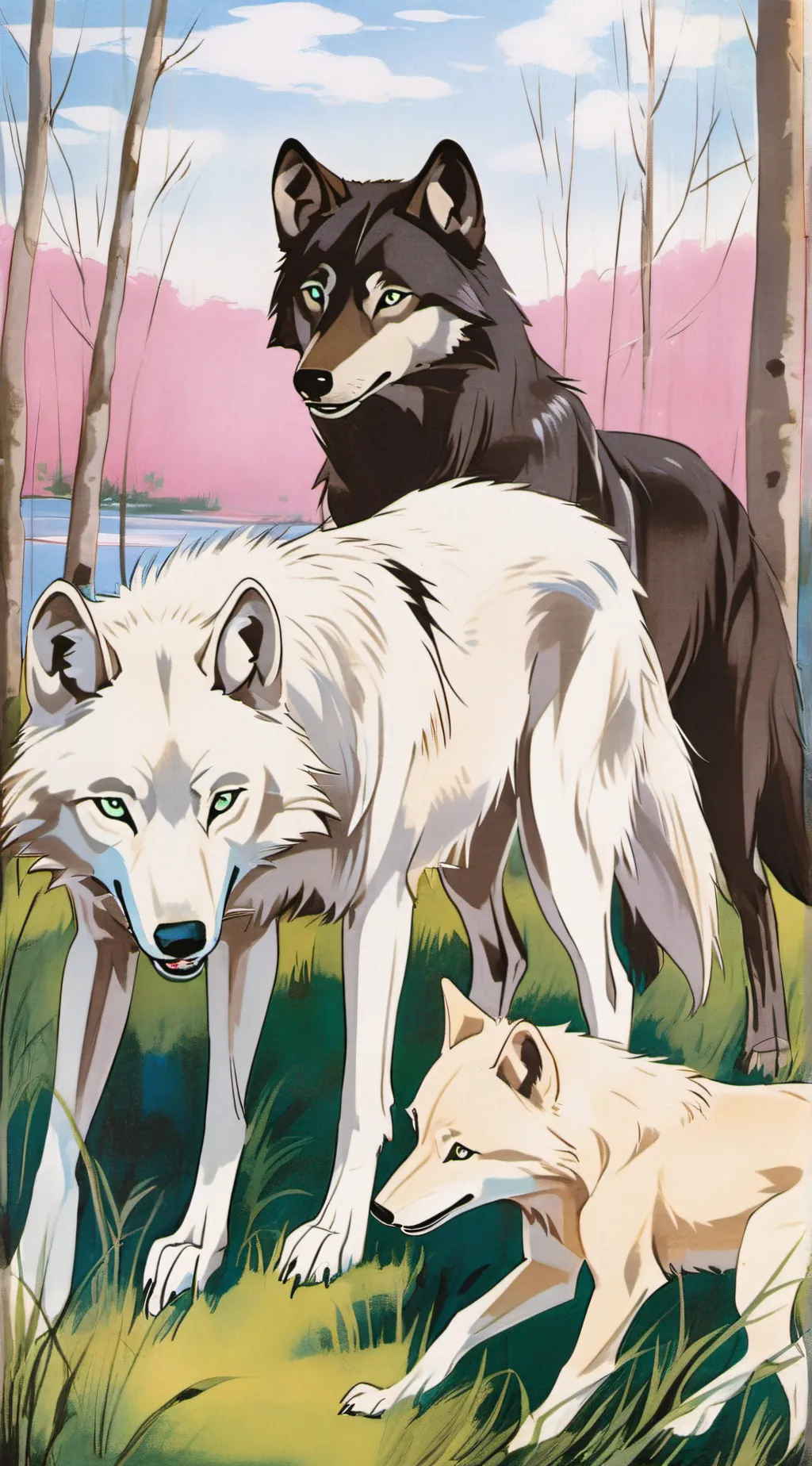 ai character: wolves background