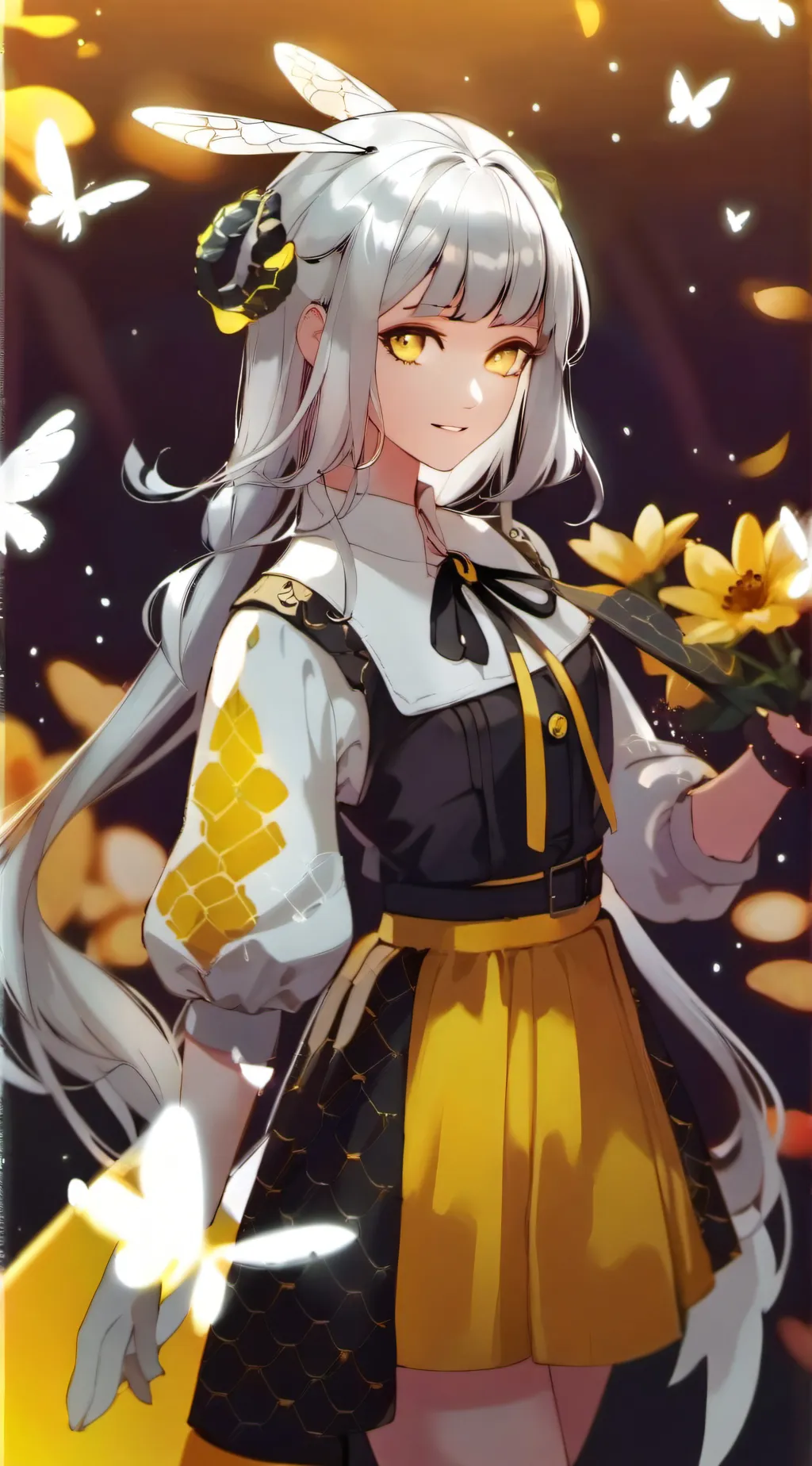 ai character: Honeybee( MHA OC) background