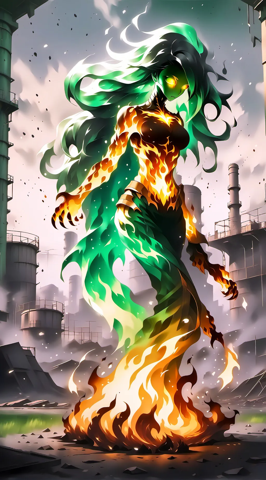 ai character: Melty background