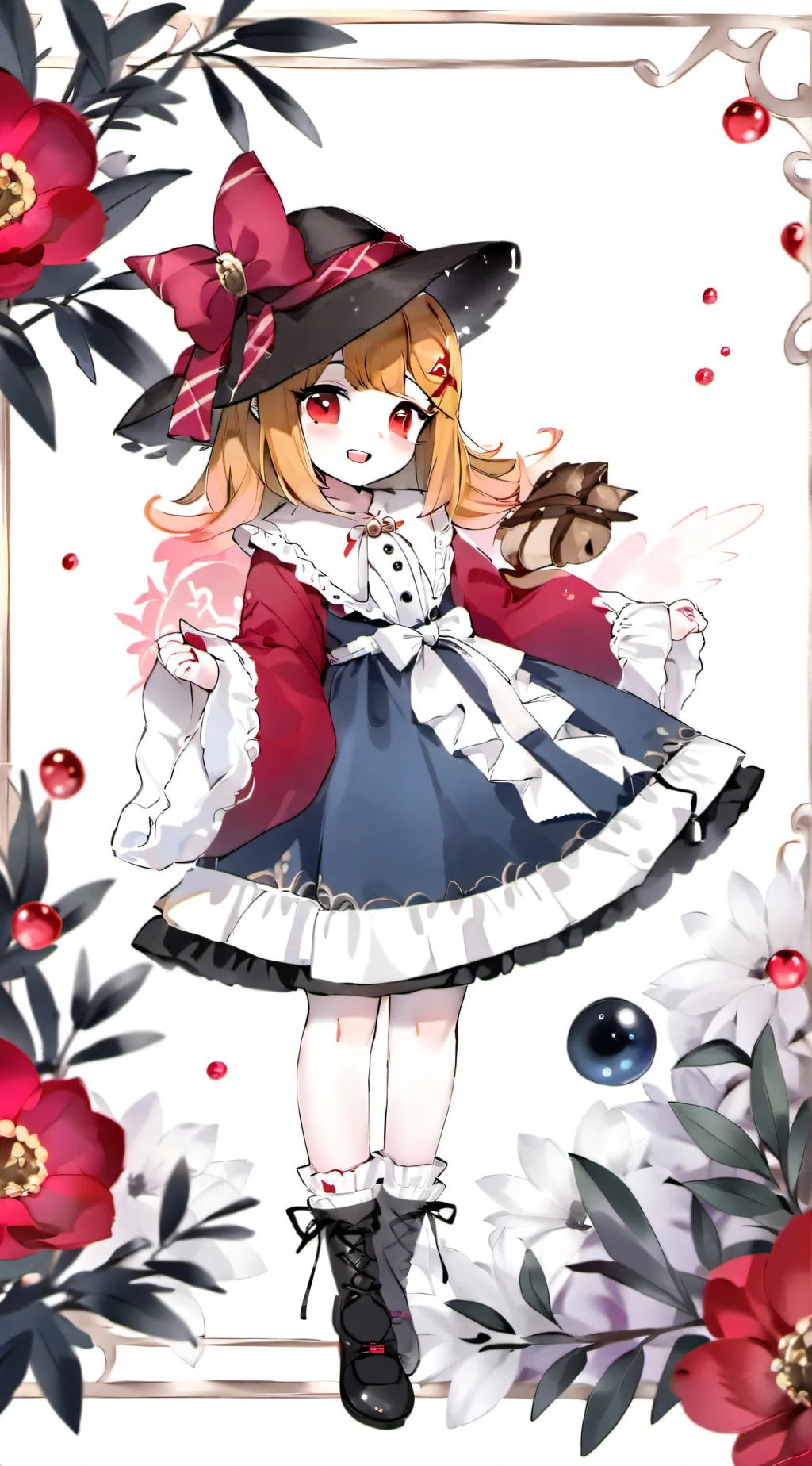 ai character: the little witch background