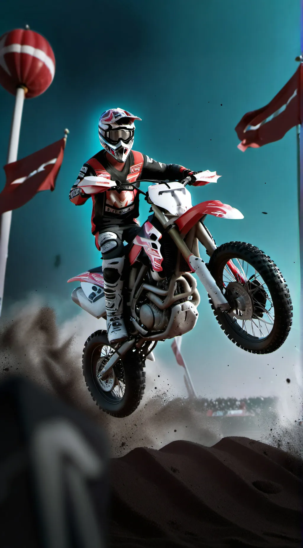 ai character: Sun & Moon background