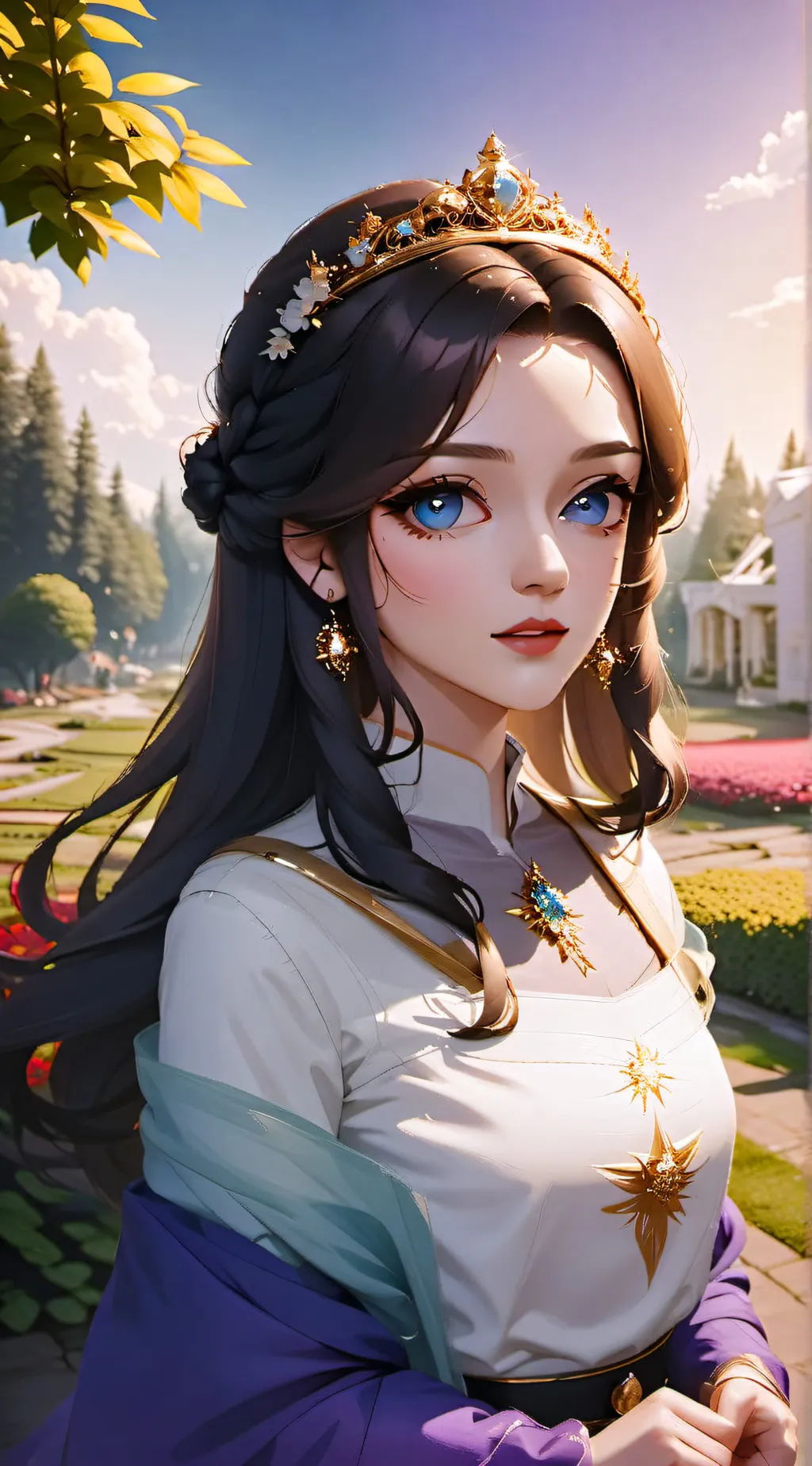 ai character: Luna background