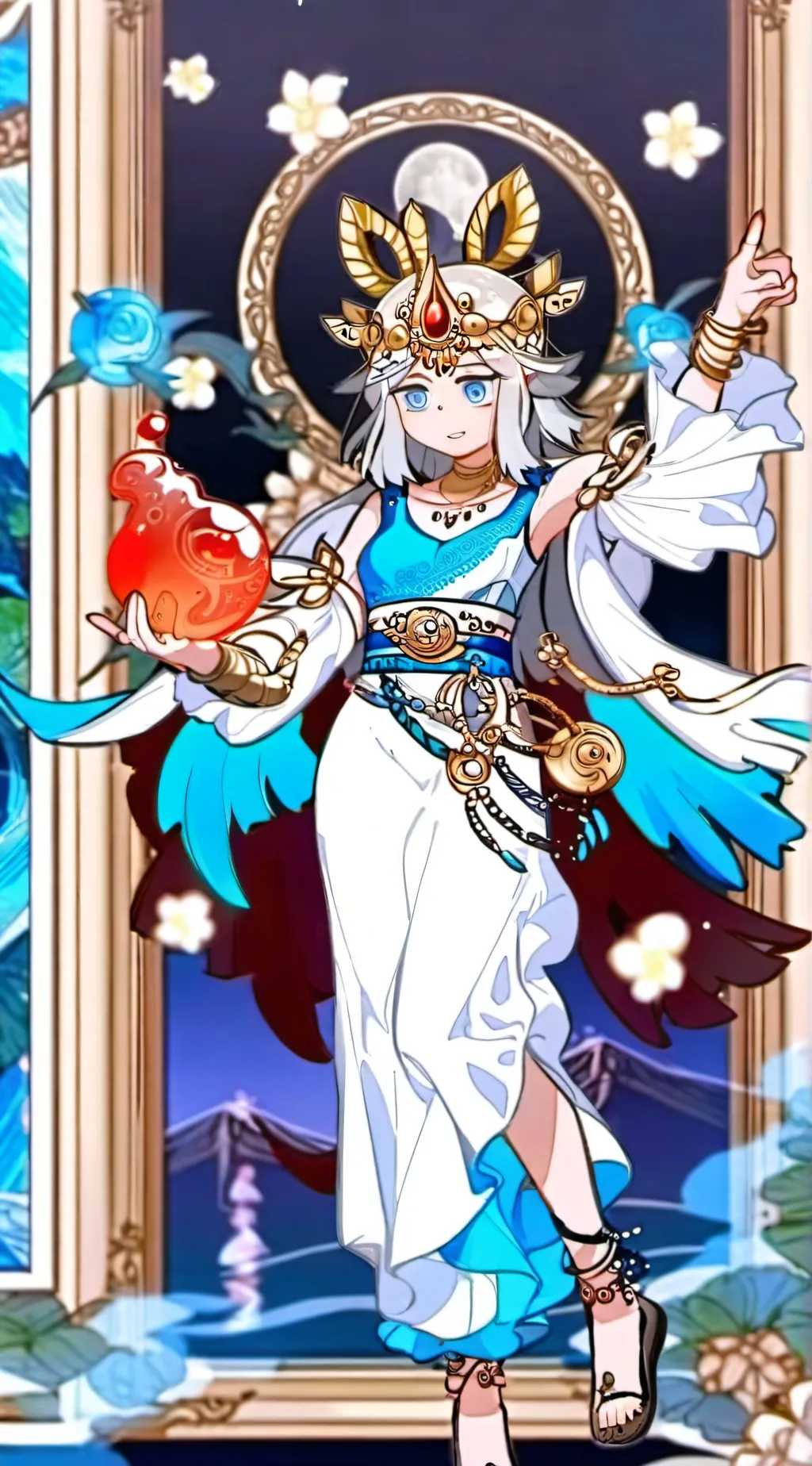 ai character: Aria background