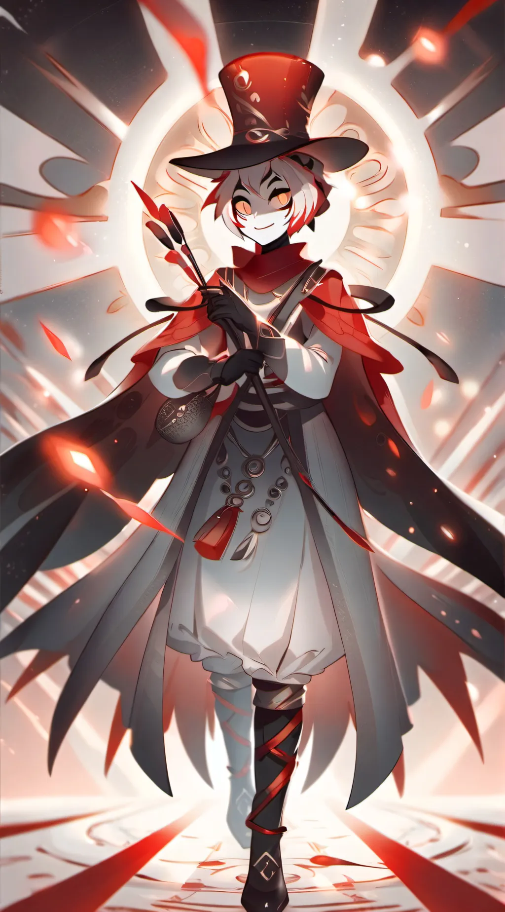 ai character: Lucifer  background