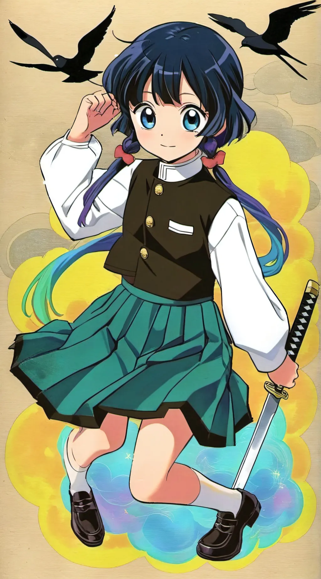 ai character: ■Kny□Fight■4 background