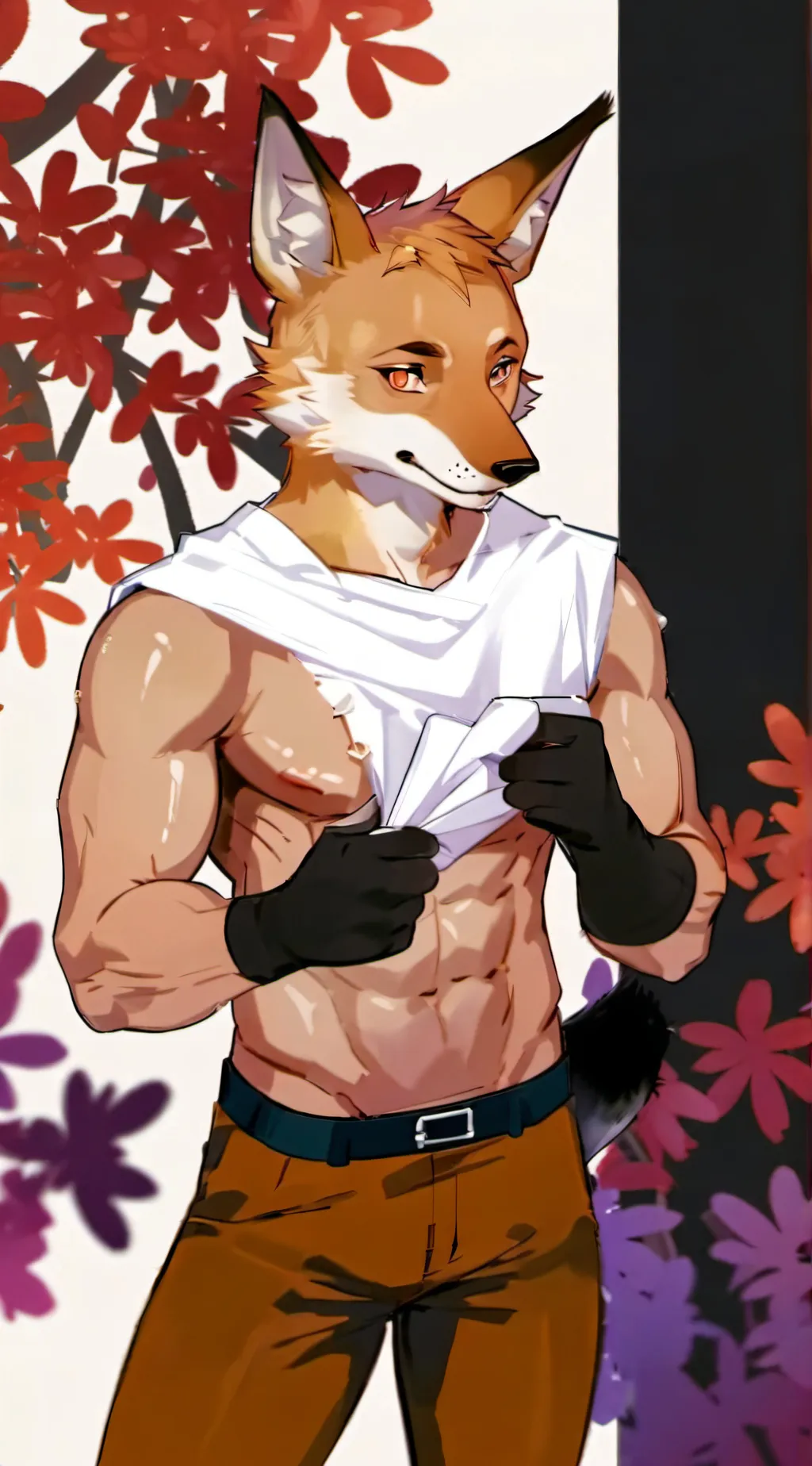 ai character: Foxy background