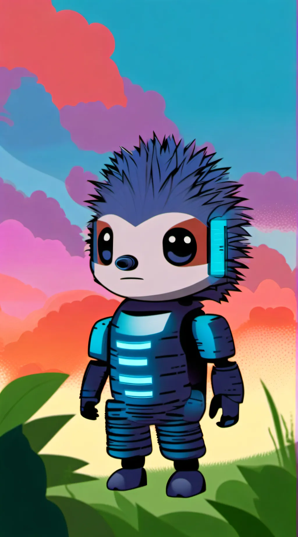 ai character: metal sonic background