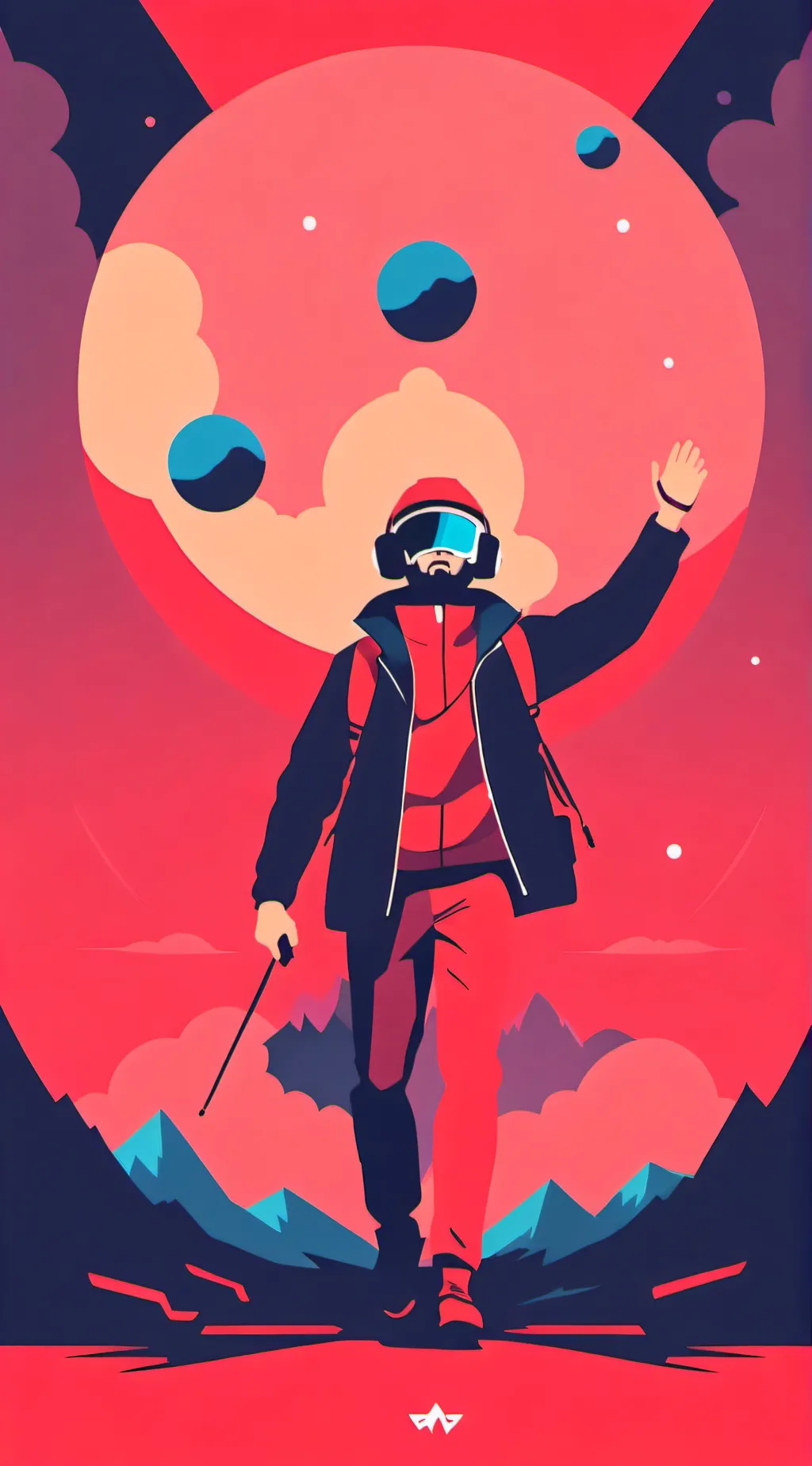 ai character: fan background