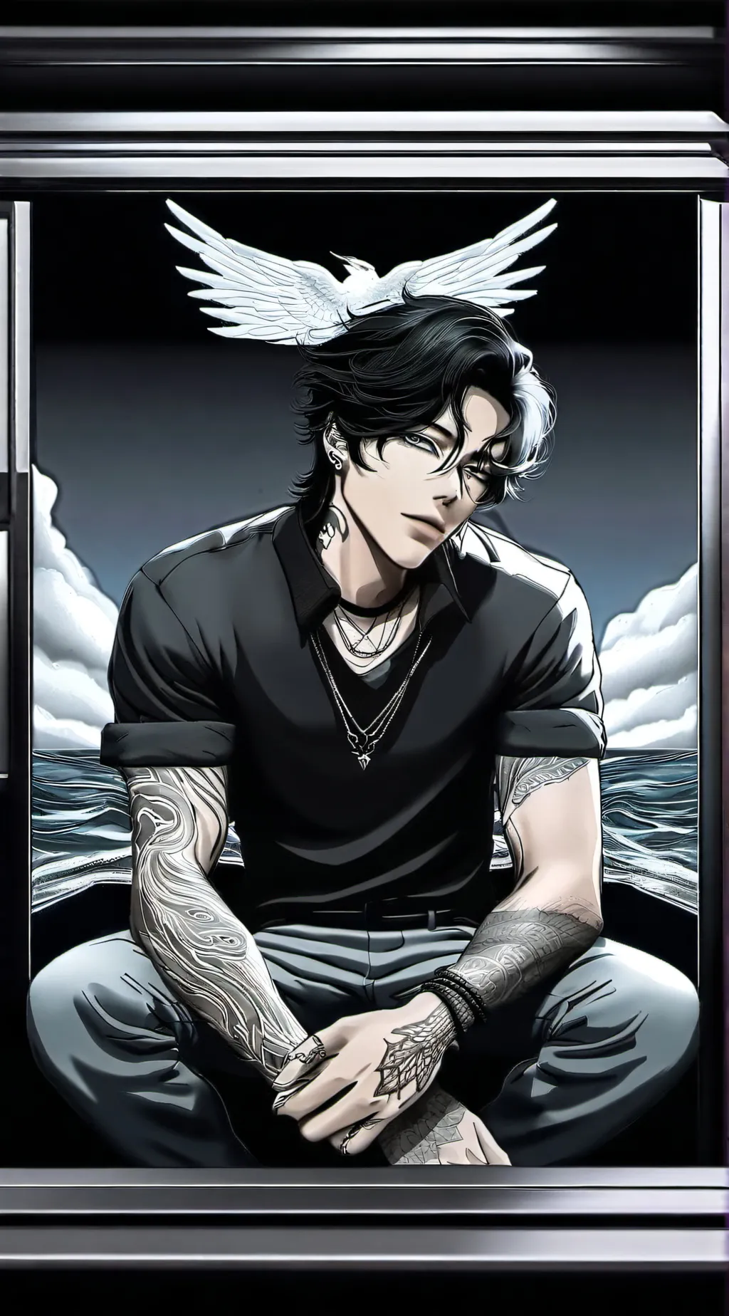 ai character: Gavin (BL) background