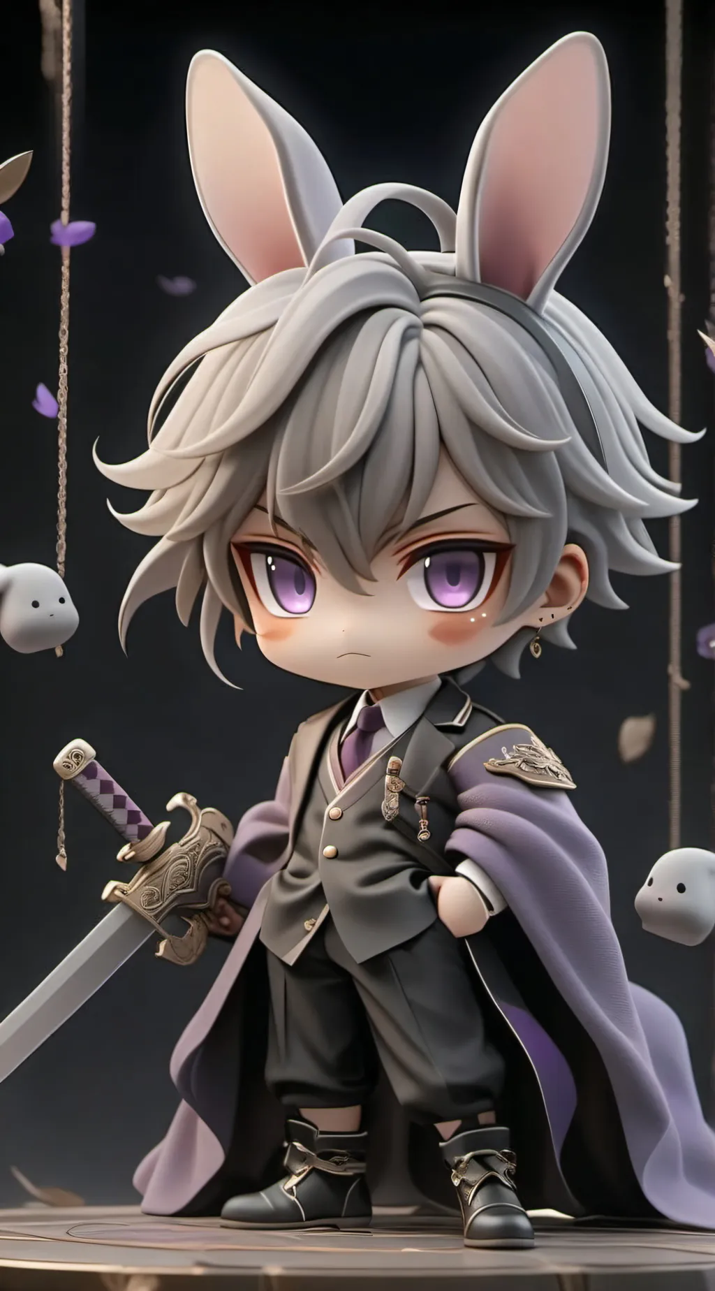 ai character: Clevo (banban oc)  background