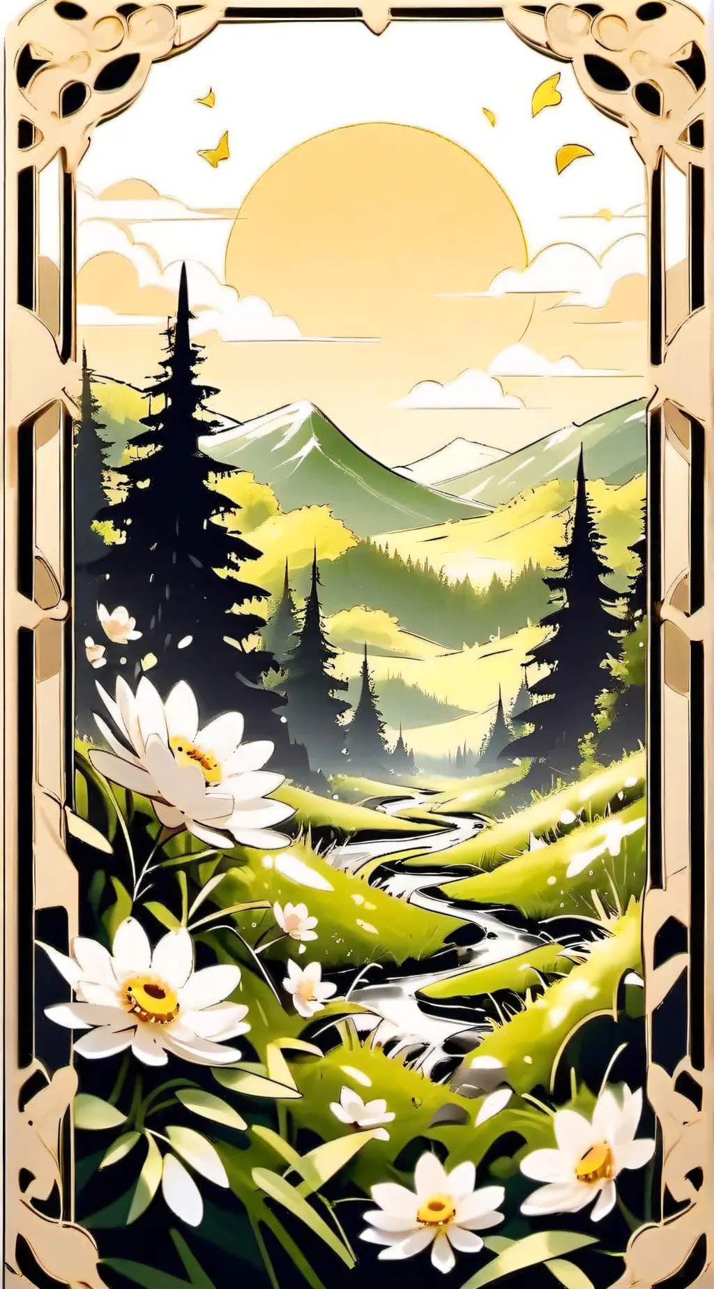 ai character: TOUCH GRASSSSS background