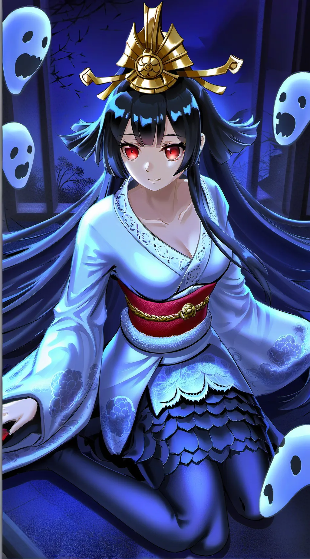 ai character: Kaori background