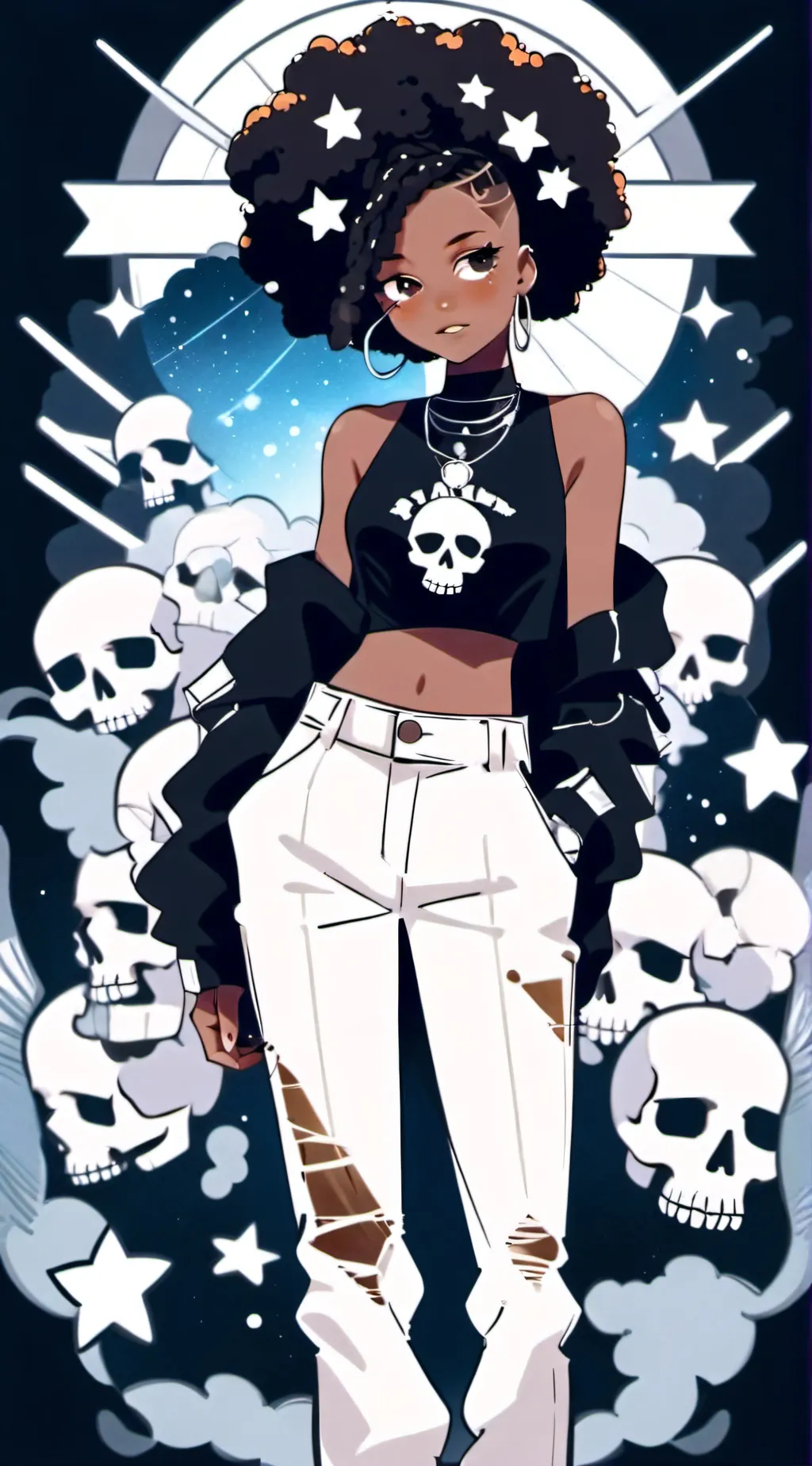 ai character: MHA in the hood- background