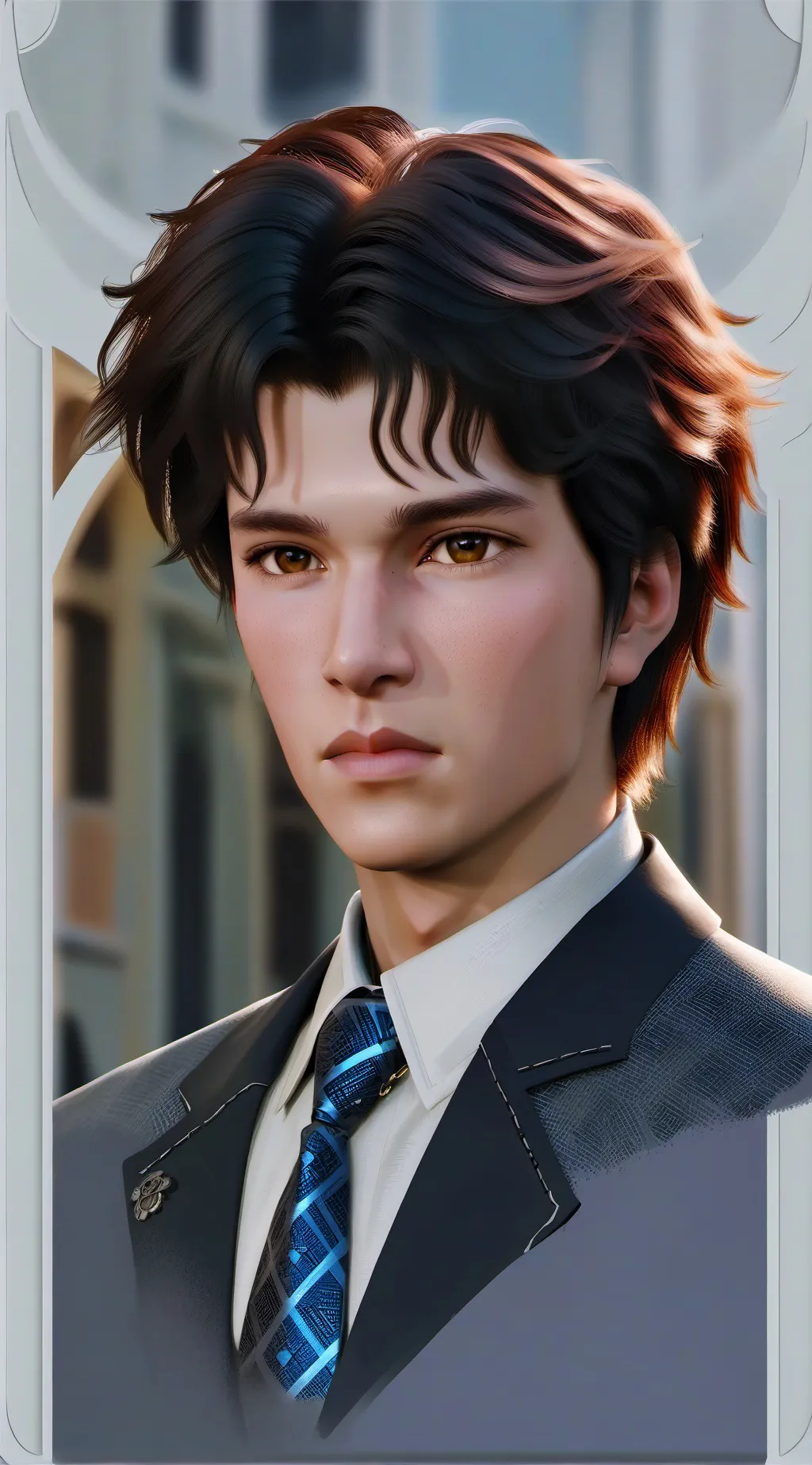 ai character: derrick  background