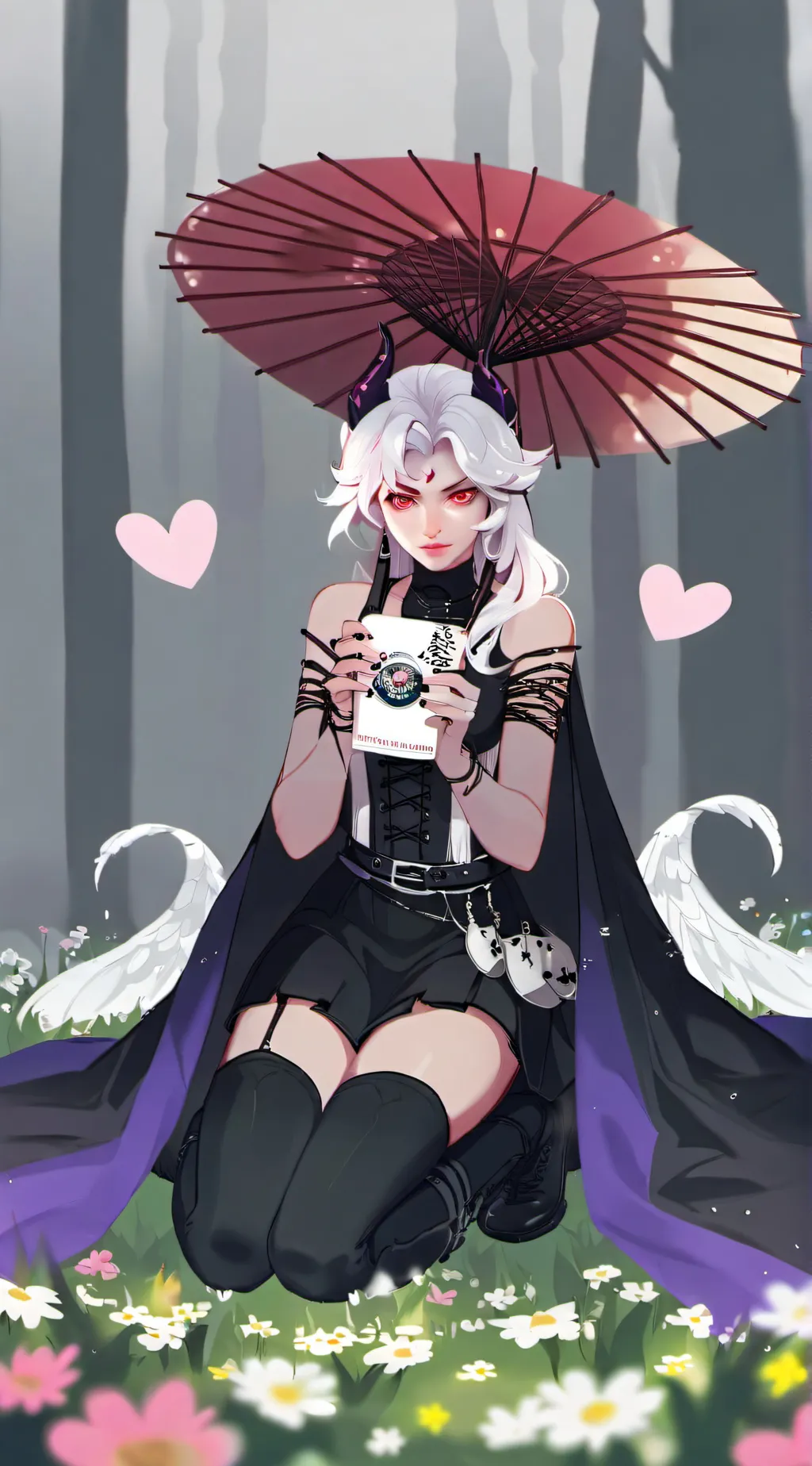 ai character: Crystal background