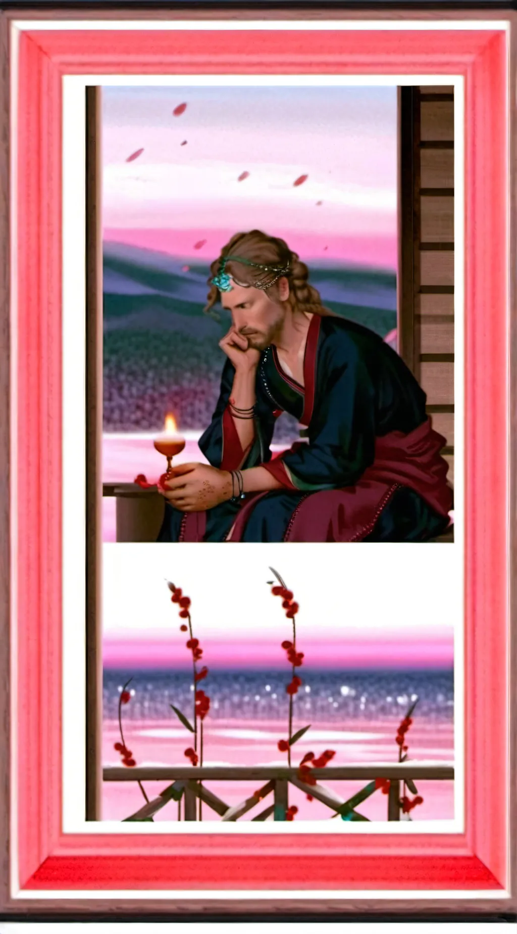 ai character: jesus background