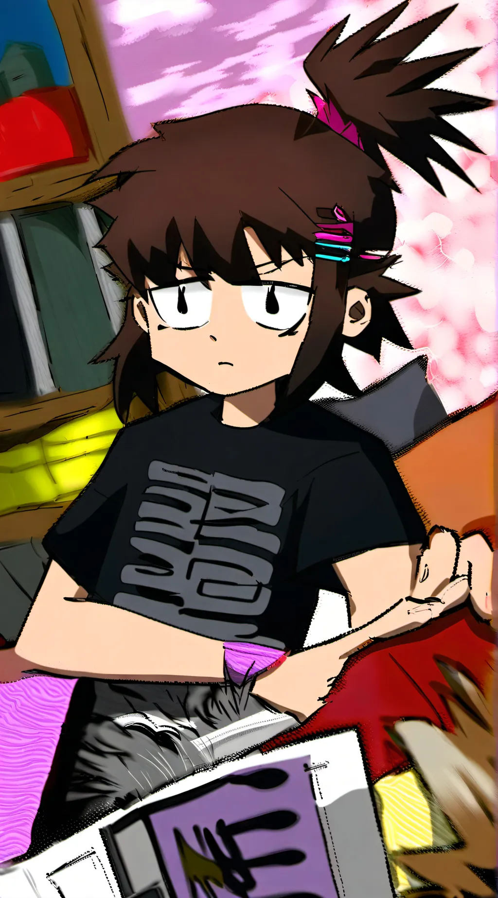 ai character: Me ig background