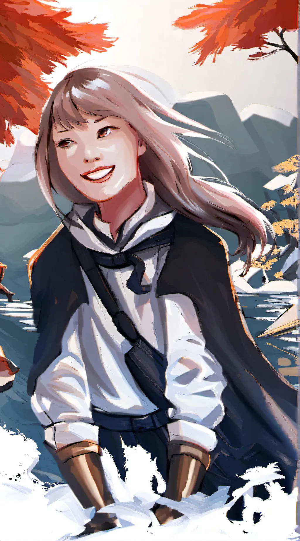 ai character: Toga  background