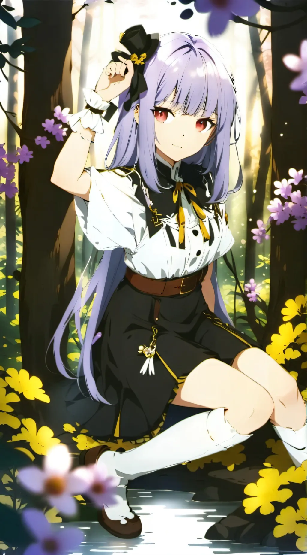 ai character: hashira  background