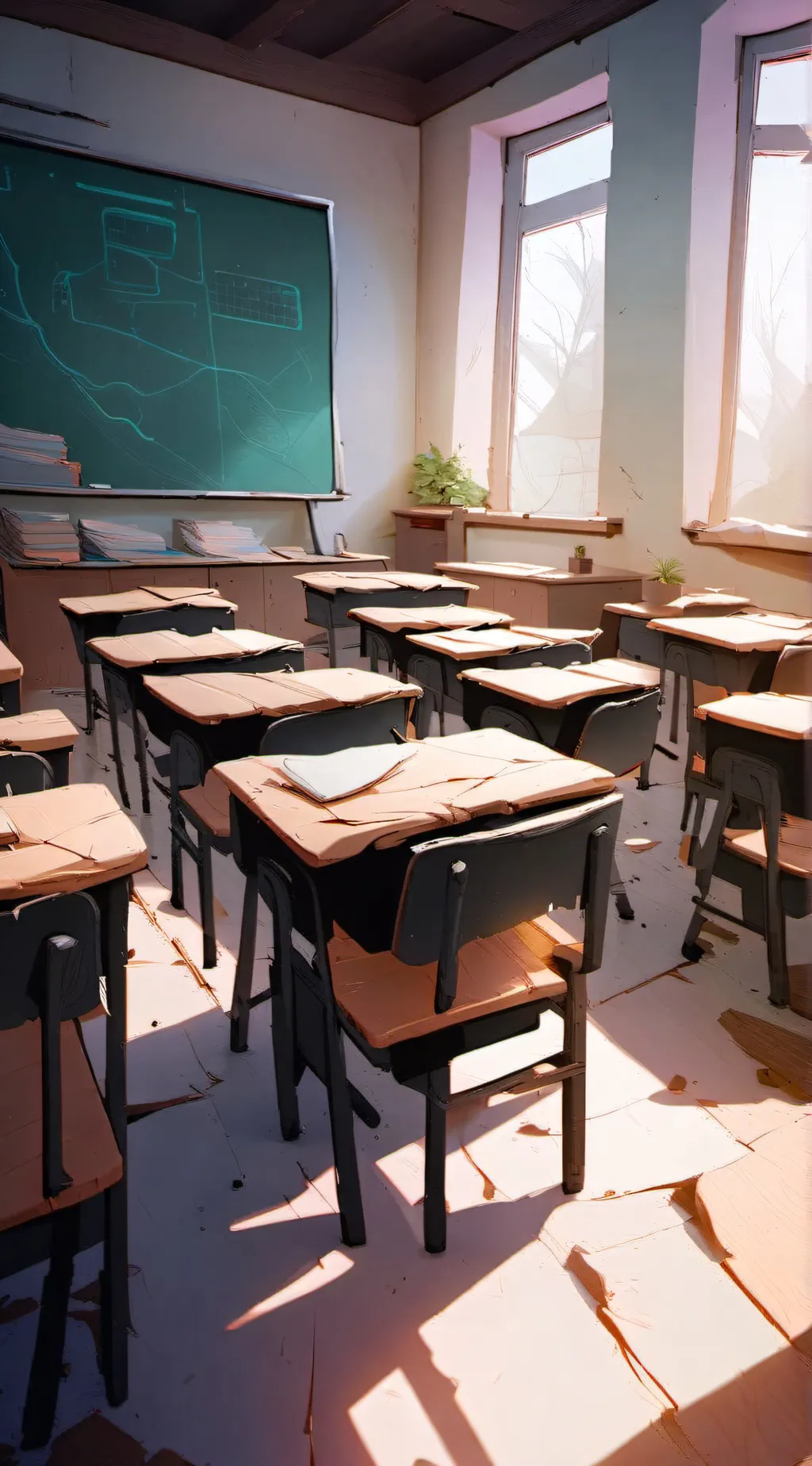 ai character: /MHA FIELD TRIP\ background