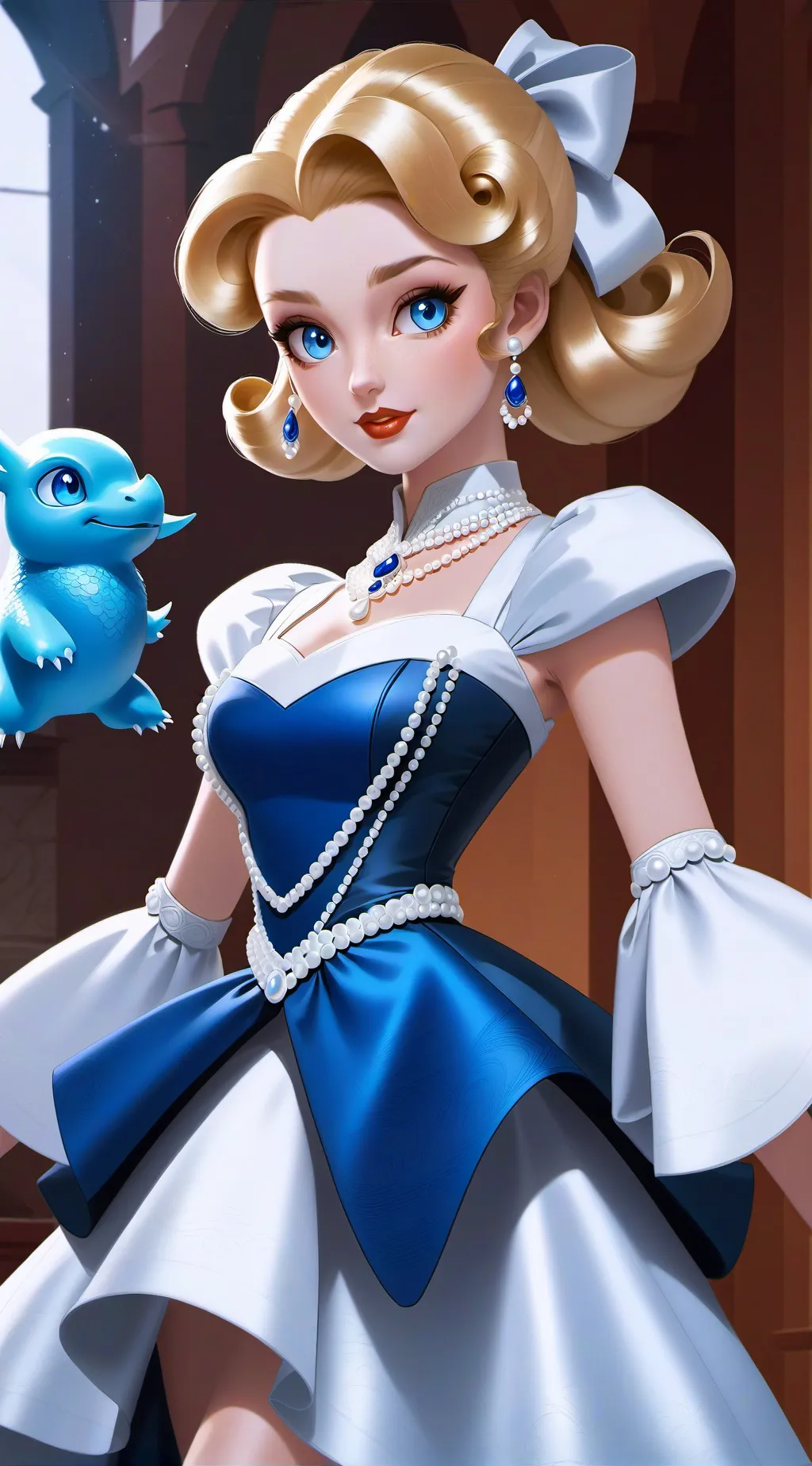 ai character: stella background