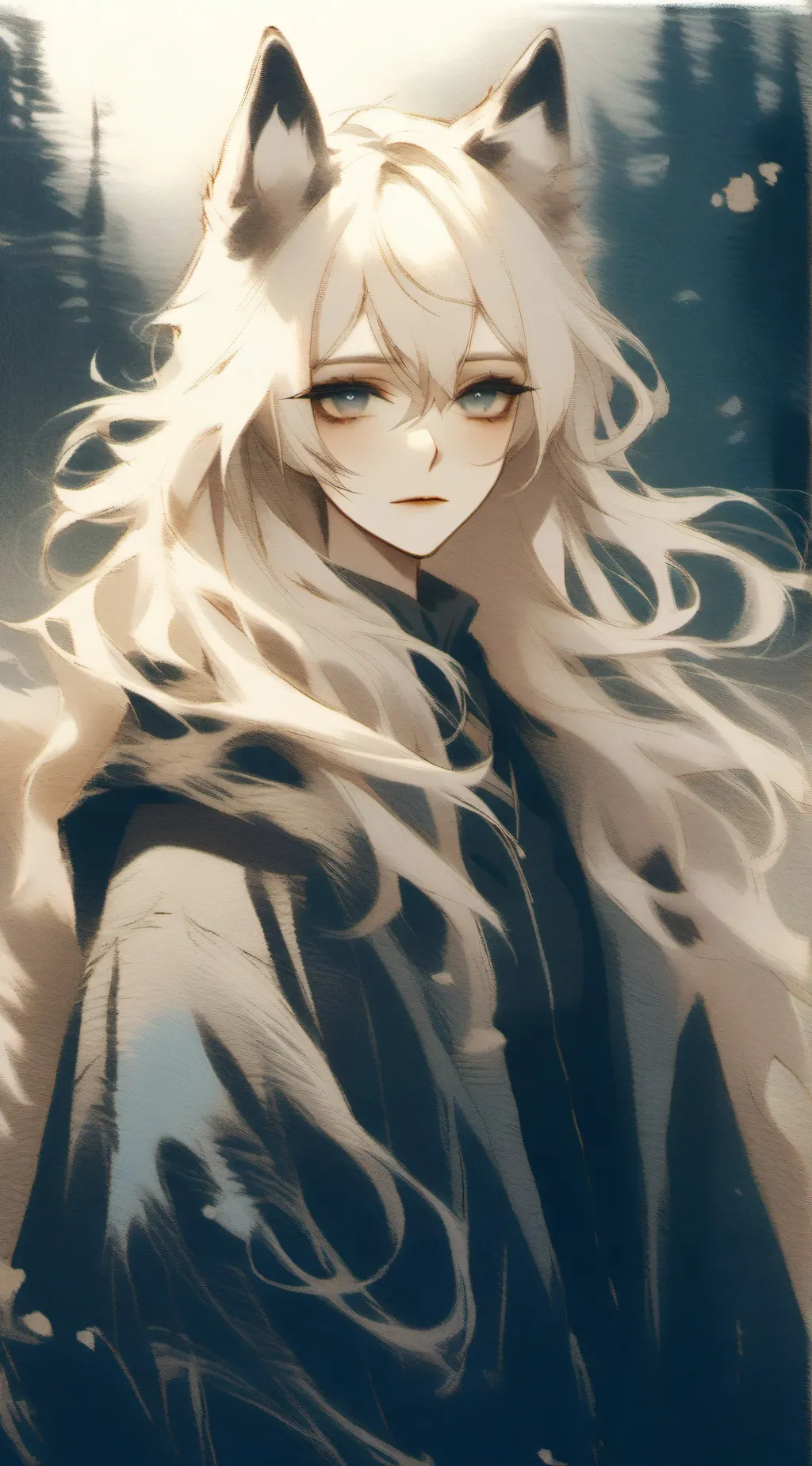 ai character: Luna background