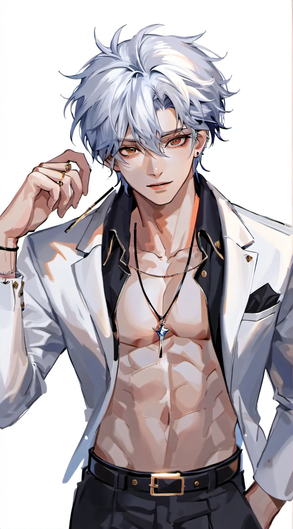 ai character: Leon background