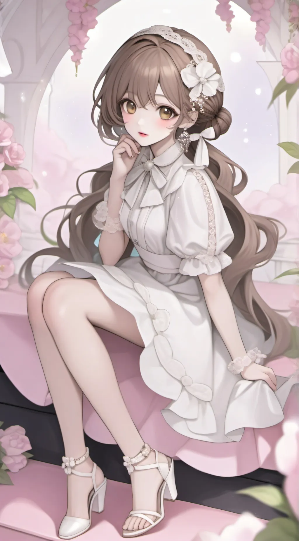 ai character: Aurora  background