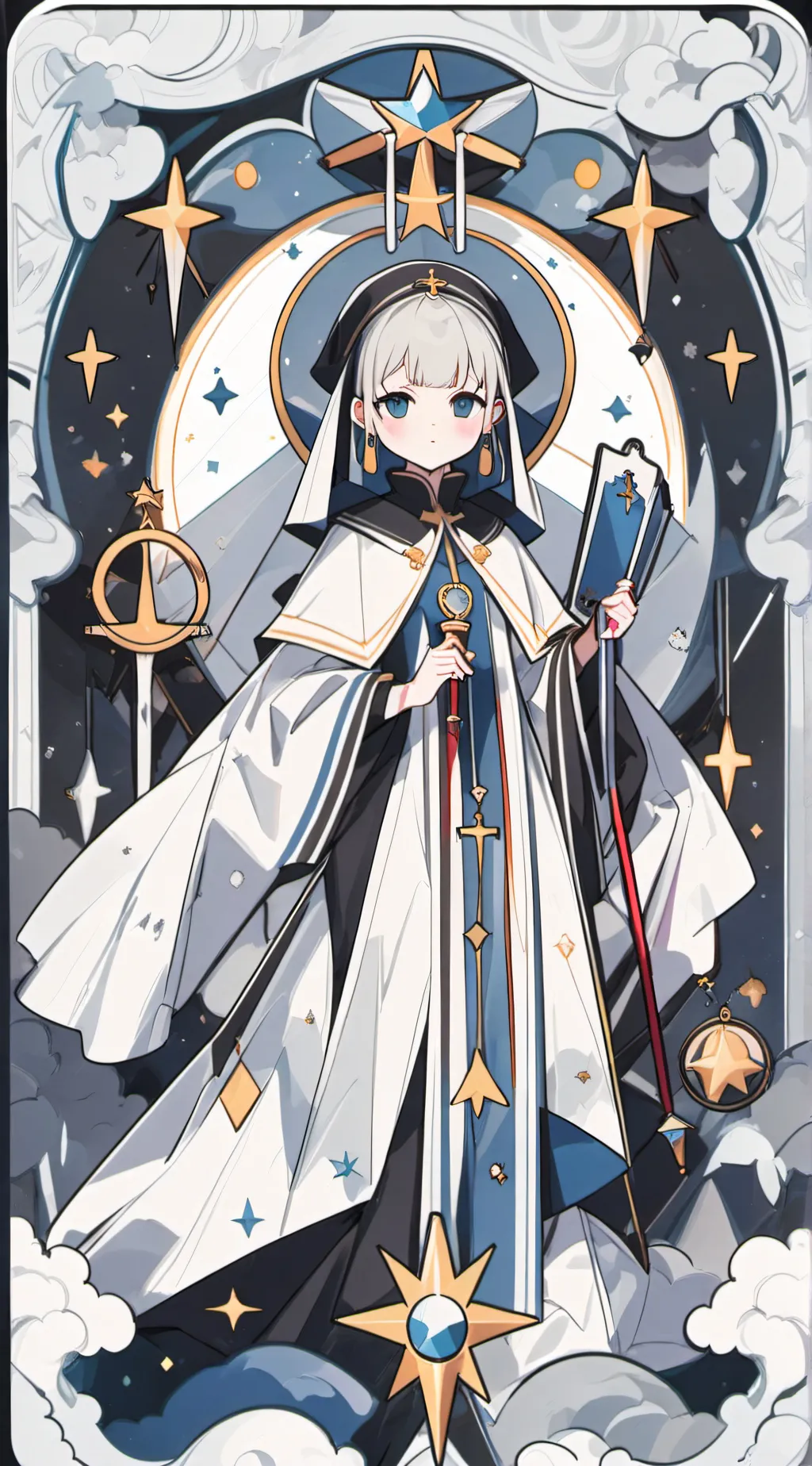 ai character: Dark background