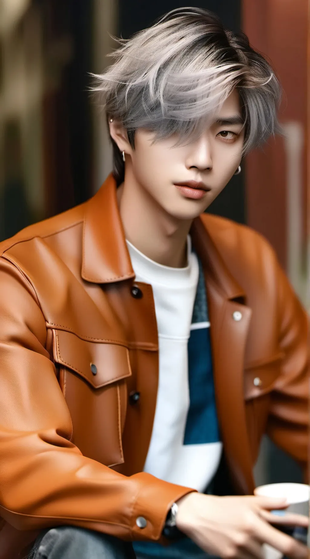 ai character: Skz new girl  background