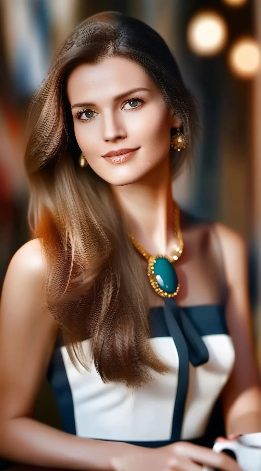 ai character: Harmony background