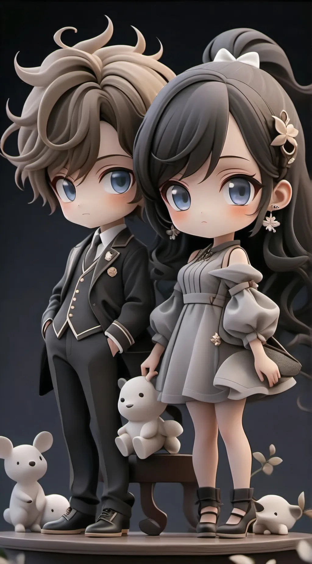 ai character: Lucy and Luca background