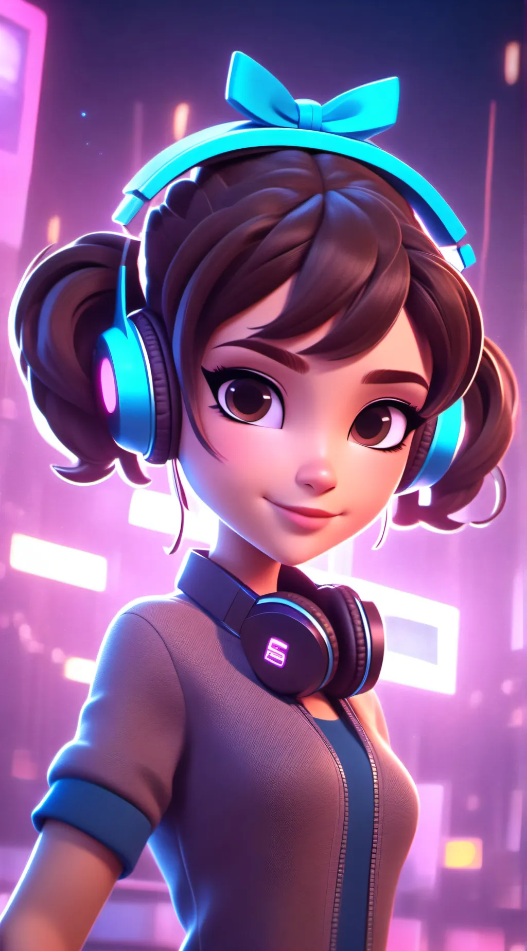 ai character: Scarlette X Anila background