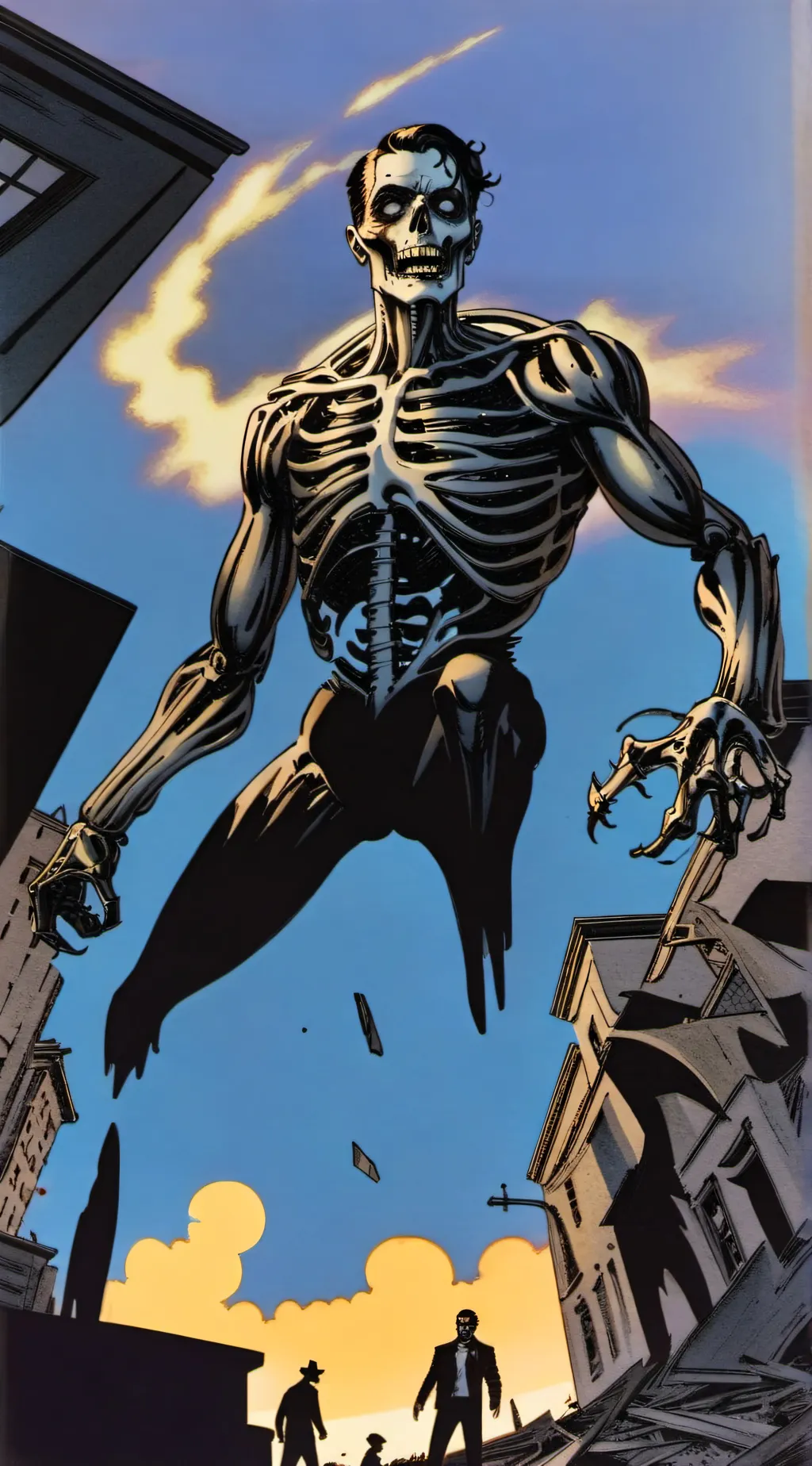 ai character: Zombie Apocylspe background