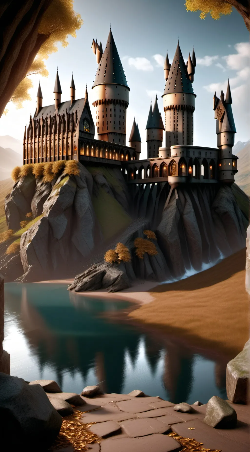 ai character: Hogwarts background