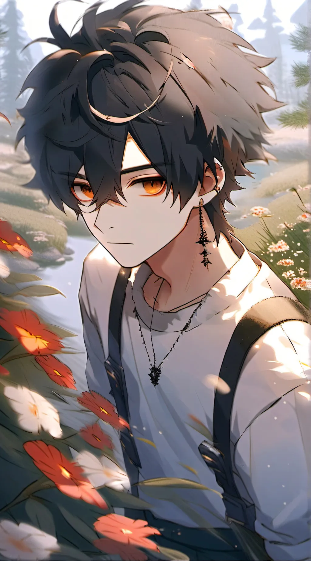 ai character: Oliver  background