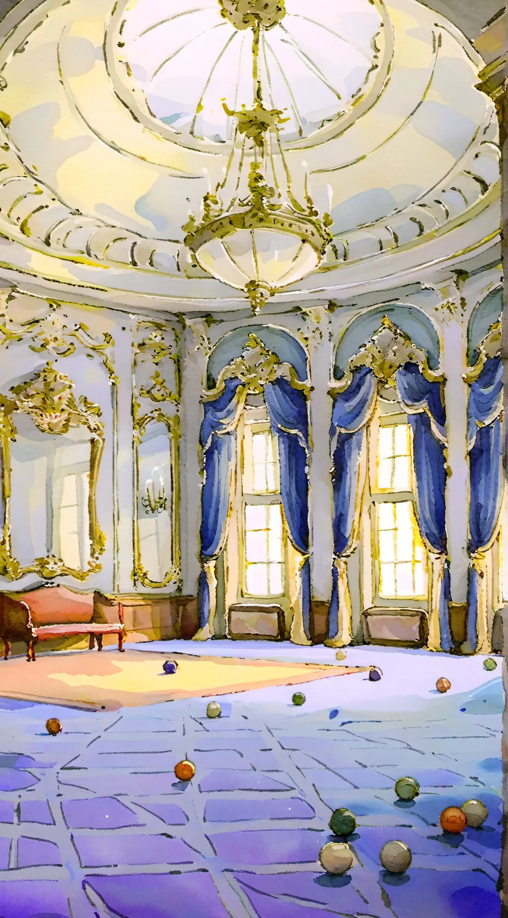 ai character: HH prom background