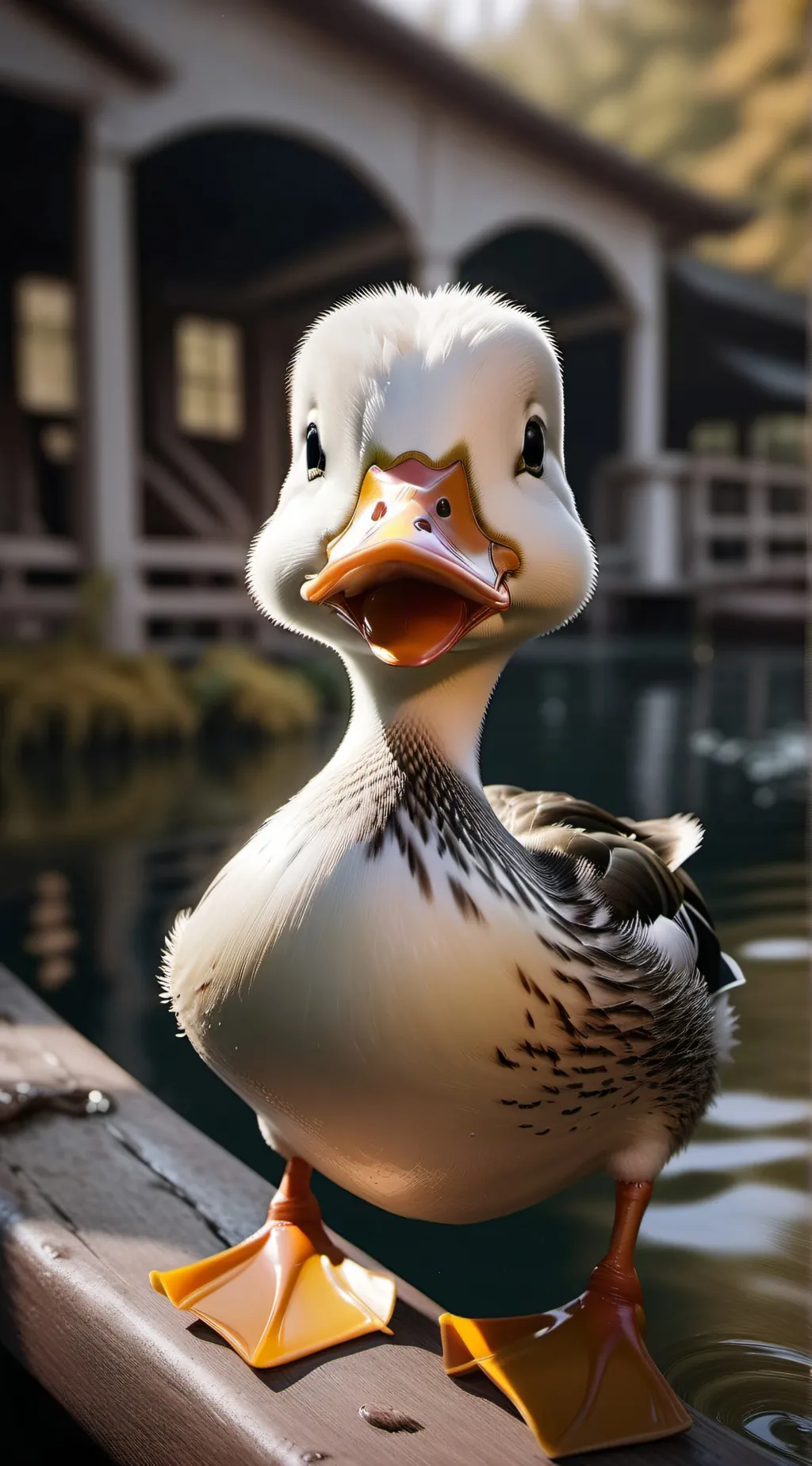 ai character: quacka background