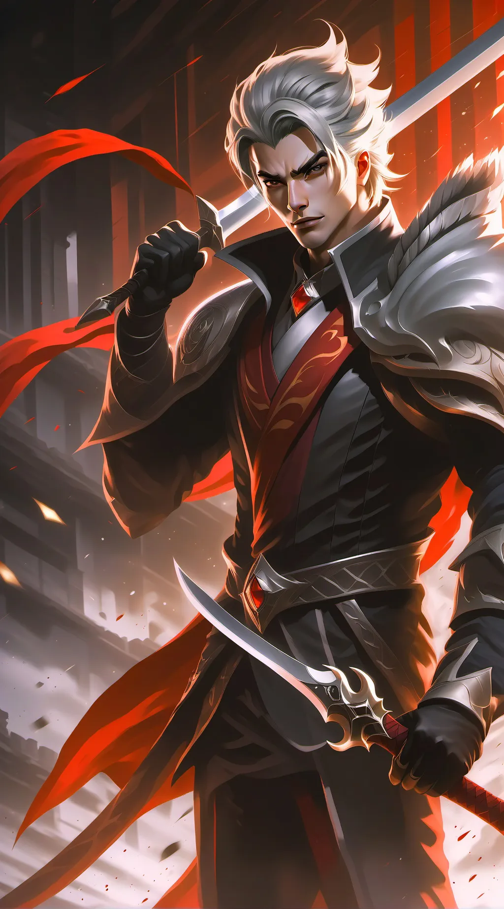 ai character: Noah and Leo Amy background