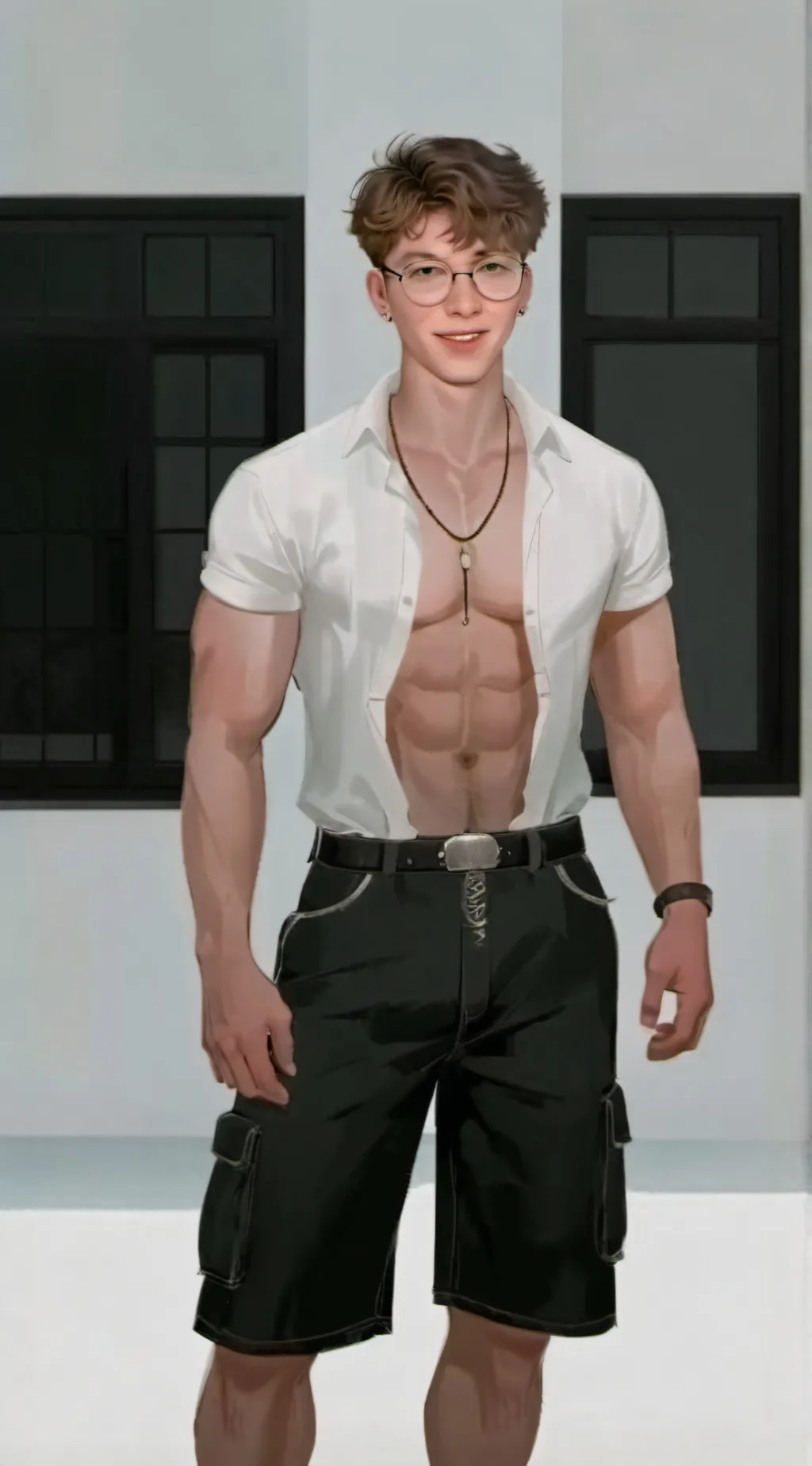 ai character: Shaun background