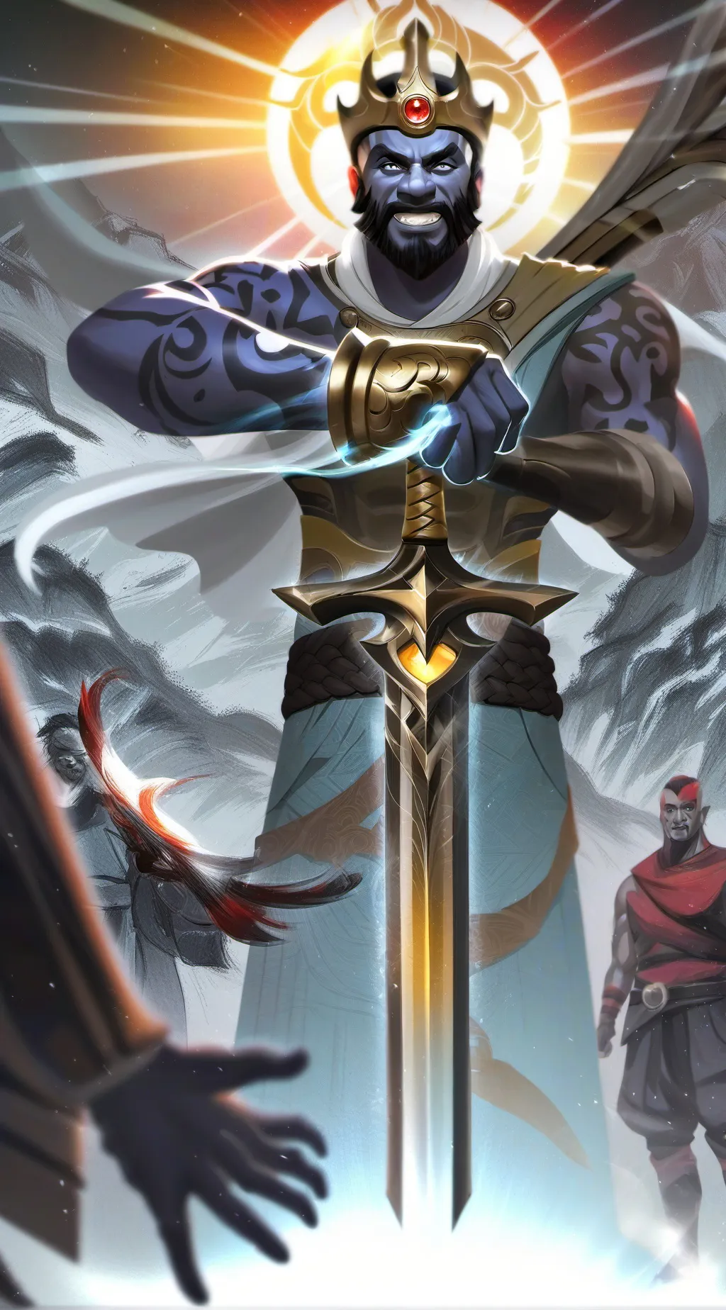 ai character: Gods background