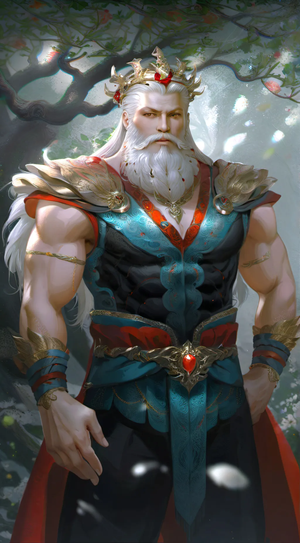 ai character: Alpha king Judah  background