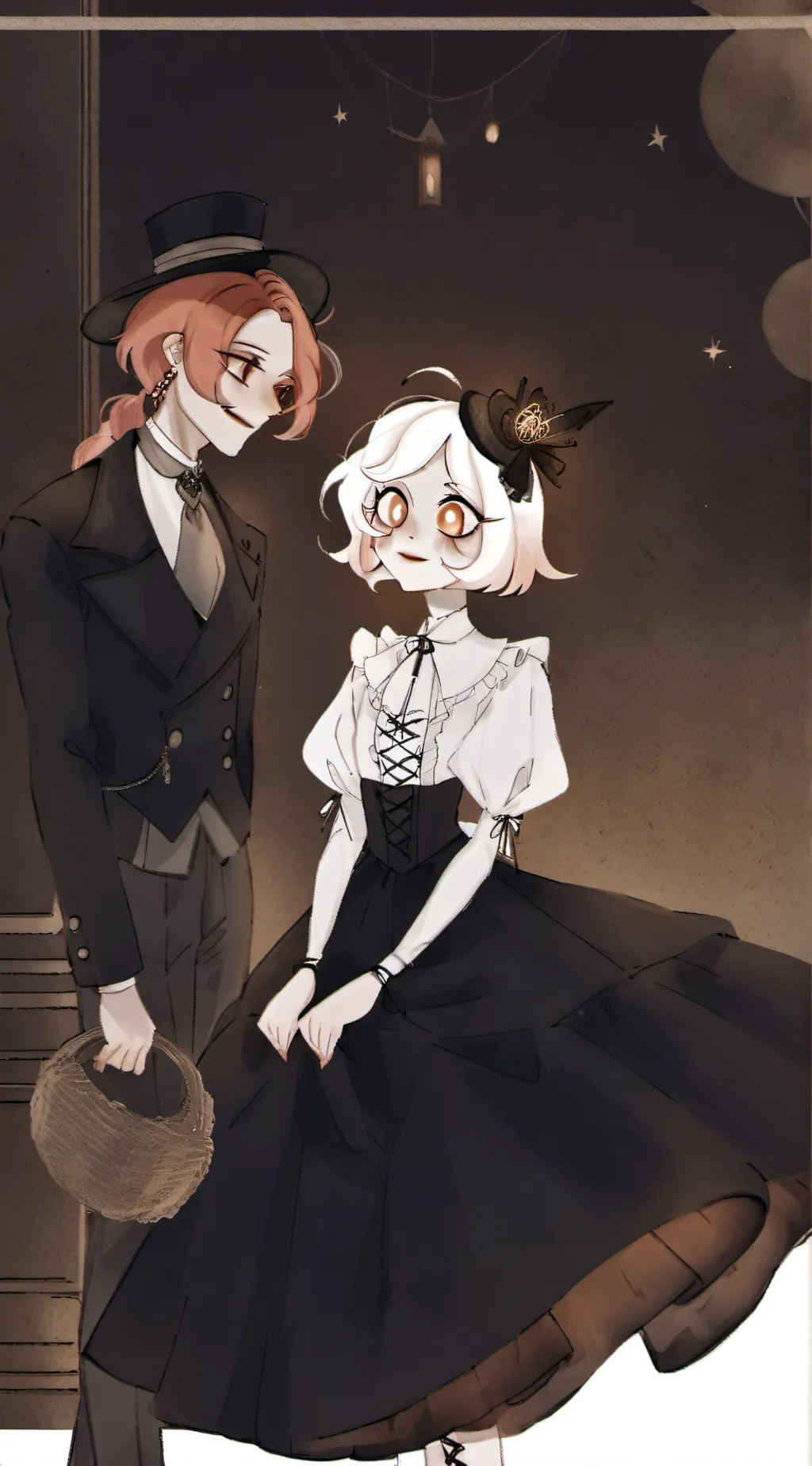 ai character: FUNNY DAYS// background