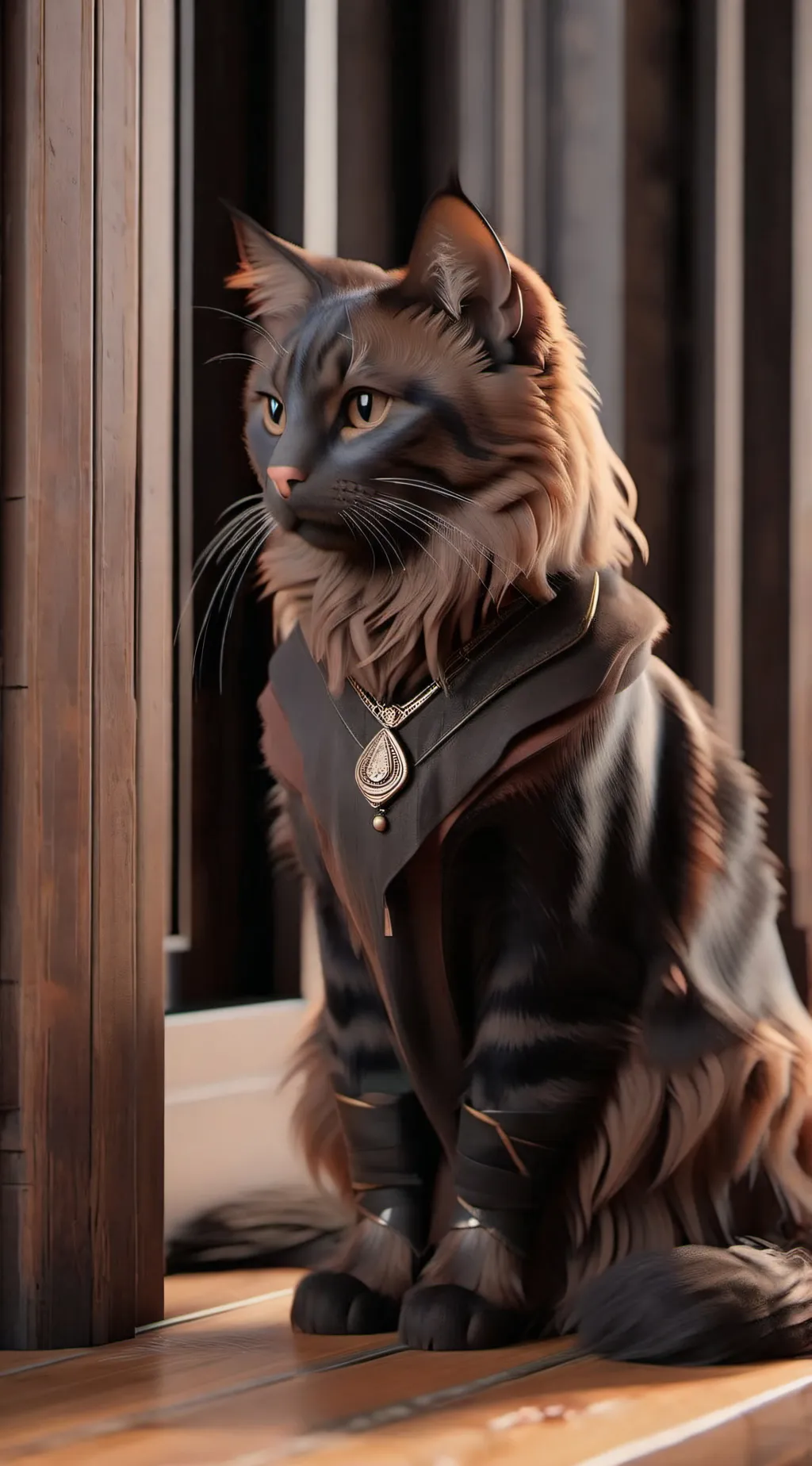 ai character: cat meme background